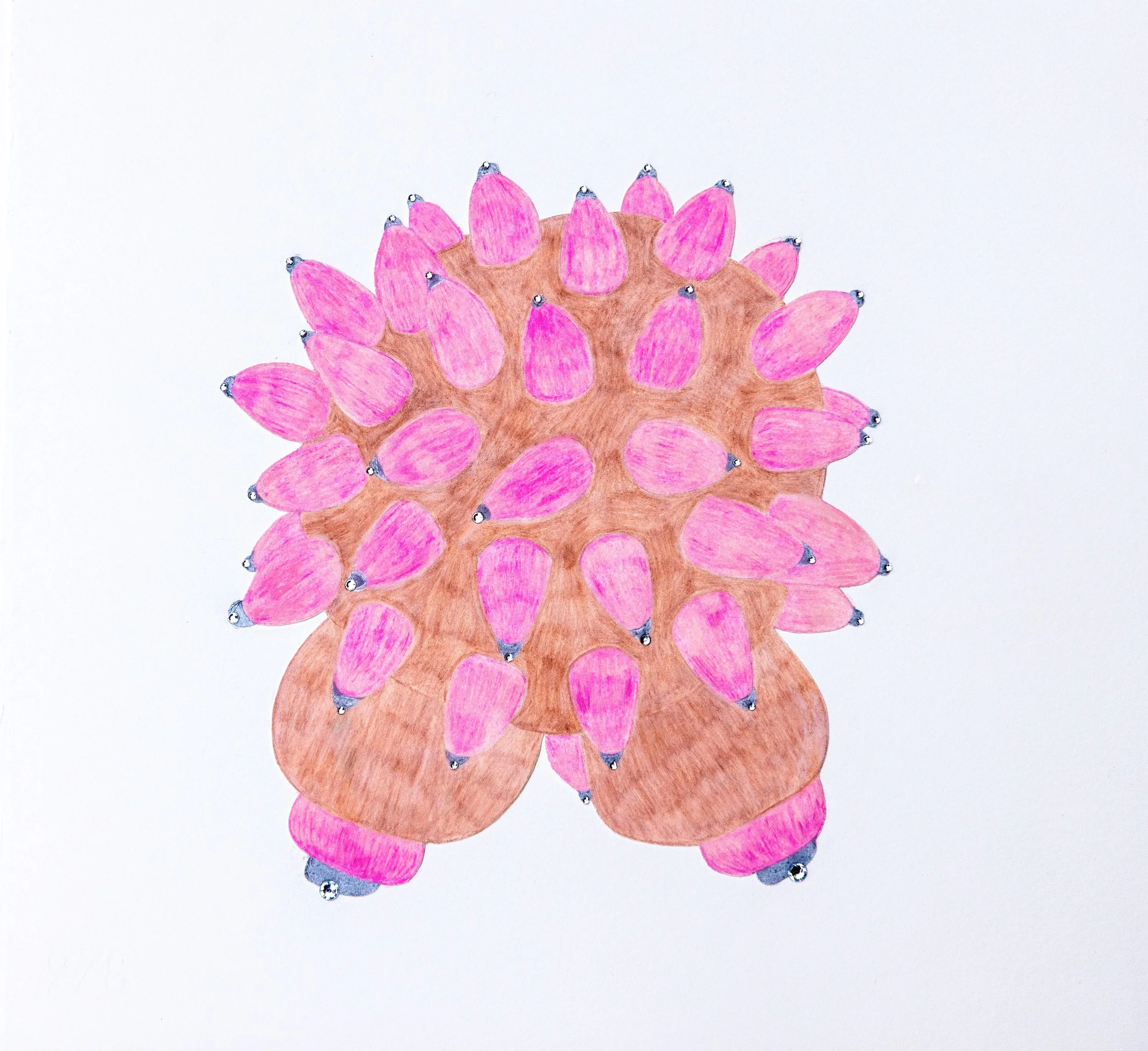 Blainey Kern - "Spike on Wheels" (Framed)