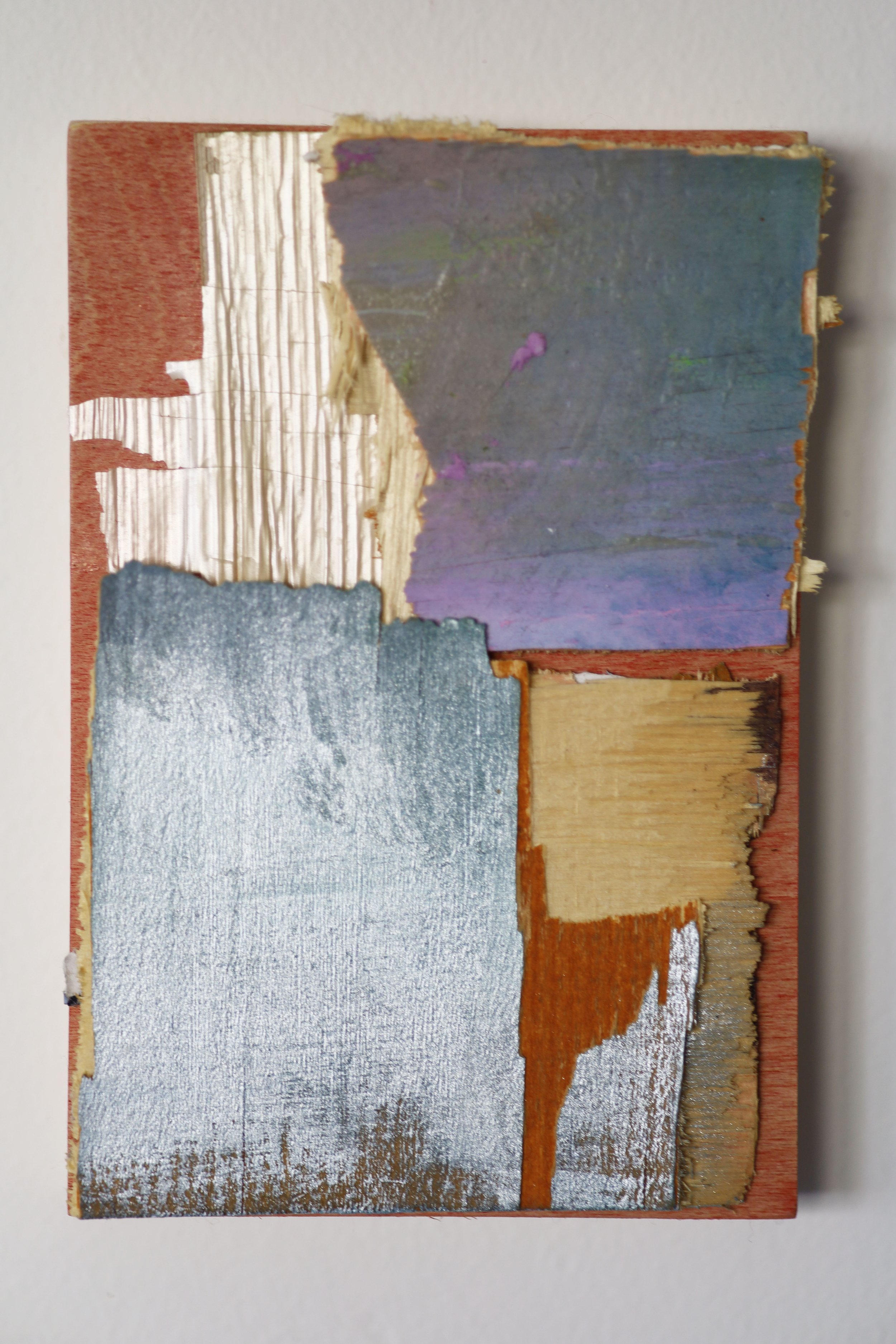 Helen Kohnke - "Scrap Study (Small Red)"