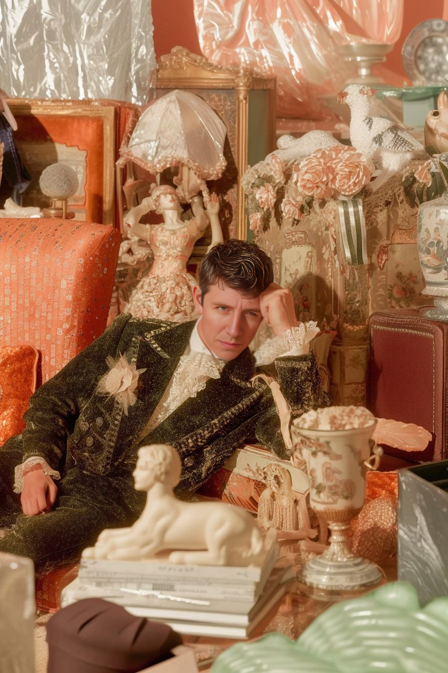 CHARLES – GOOD VIBES, WELL KEPT: Polite and effortlessly charismatic, Charles has a rare knack for staying in touch, giving thoughtful gifts, and making people feel remembered. Now rooted in his Bed Stuy home, he brings an old-soul steadiness to mode