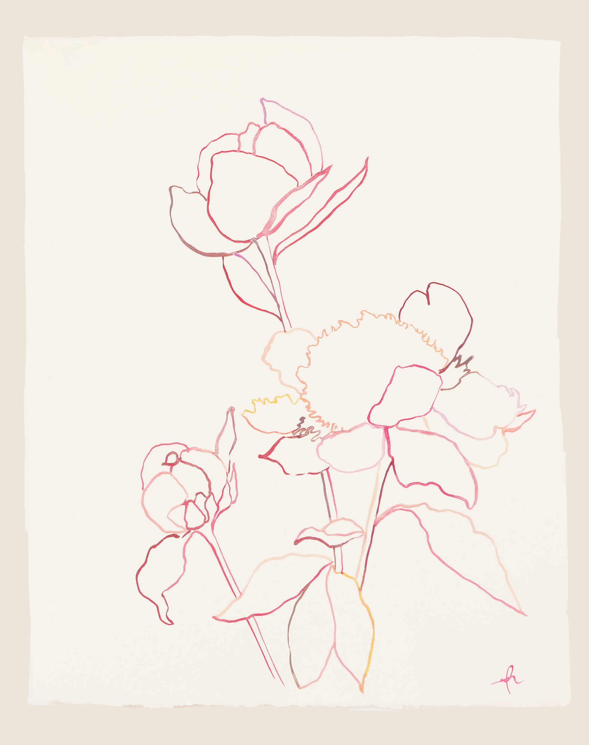 Amy Foster Neill - "Soft Like Seeds #2" (Framed)