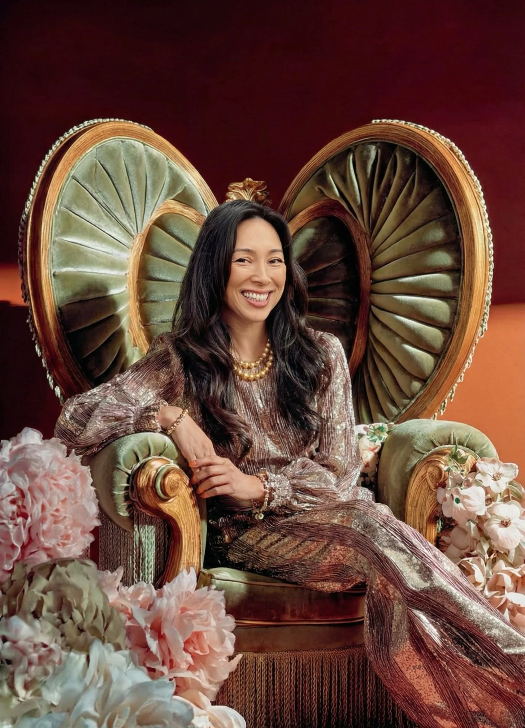 PRISCILLA - POWER, WITH PLEASURE: Priscilla pairs sharp business instincts with a genuine heart of gold, making ambition feel graceful, human, and deeply enjoyable. Living in Los Angeles, she moves easily between worlds, equally at home flying first 