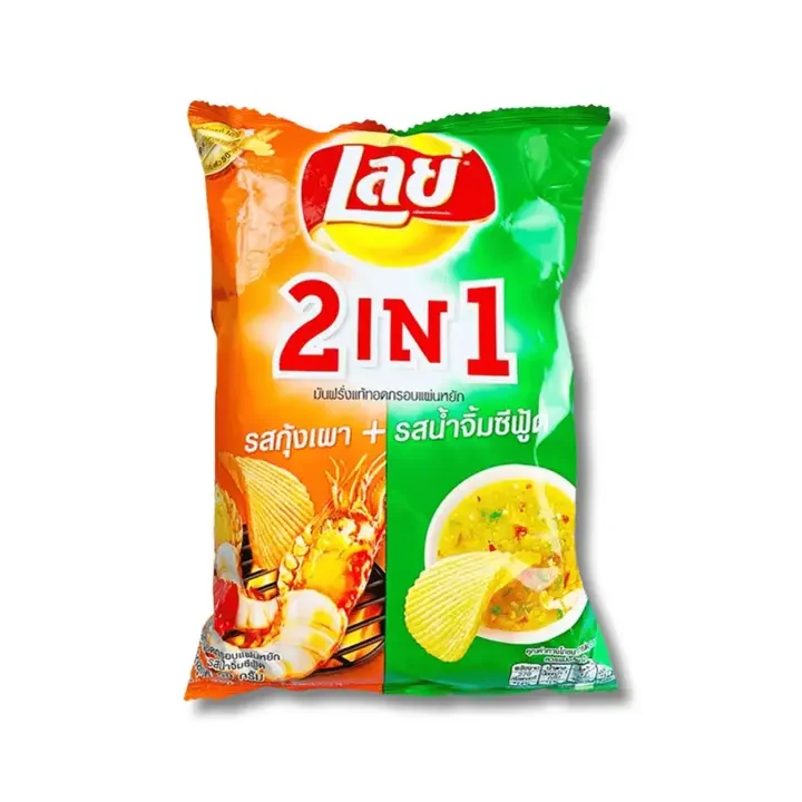 Lays 2 in 1 Shrimp and Seafood Sauce (Thailand)