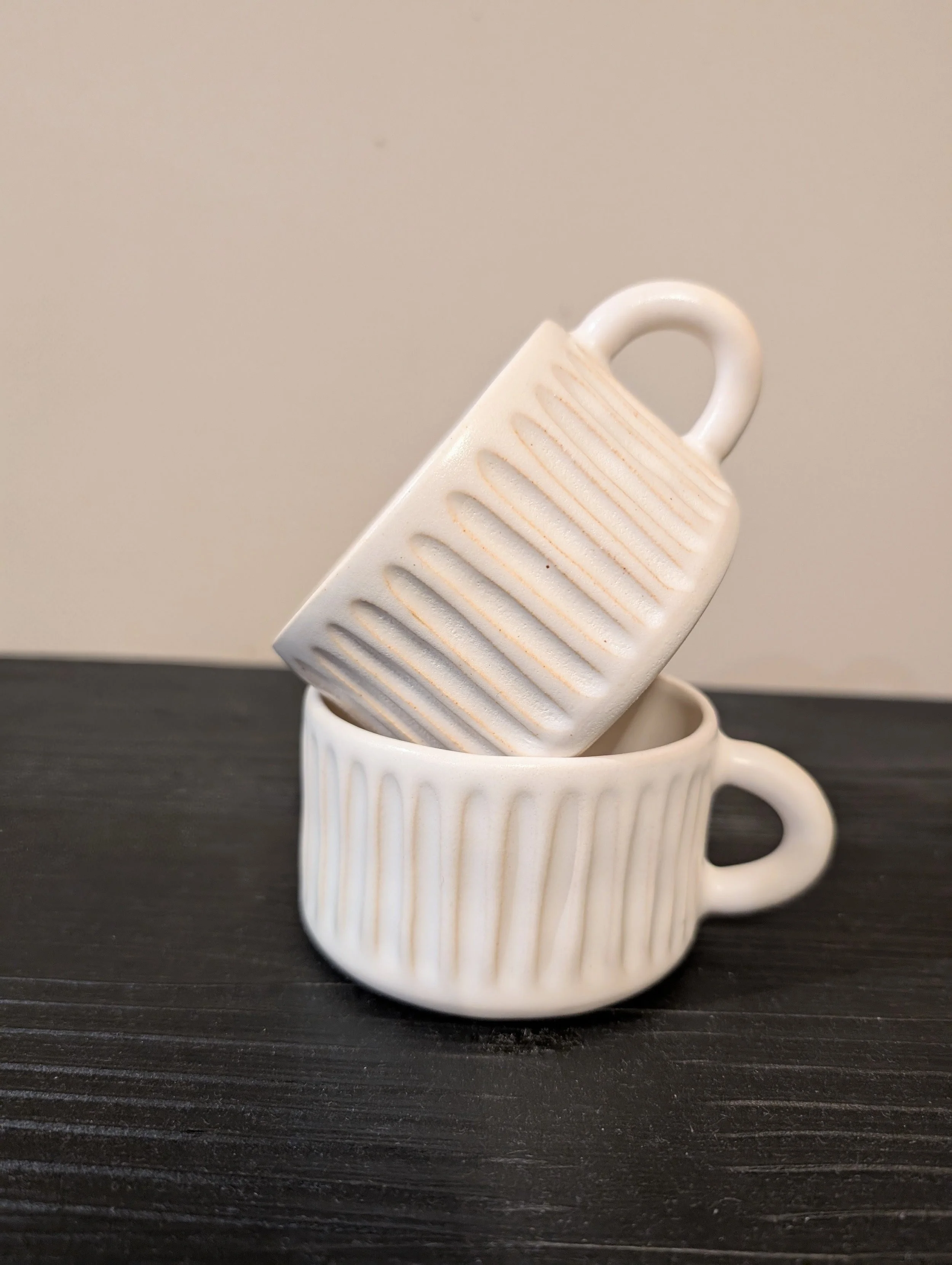 Tasse cannelée Pot et Tess