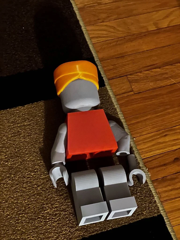 All printed 3D parts