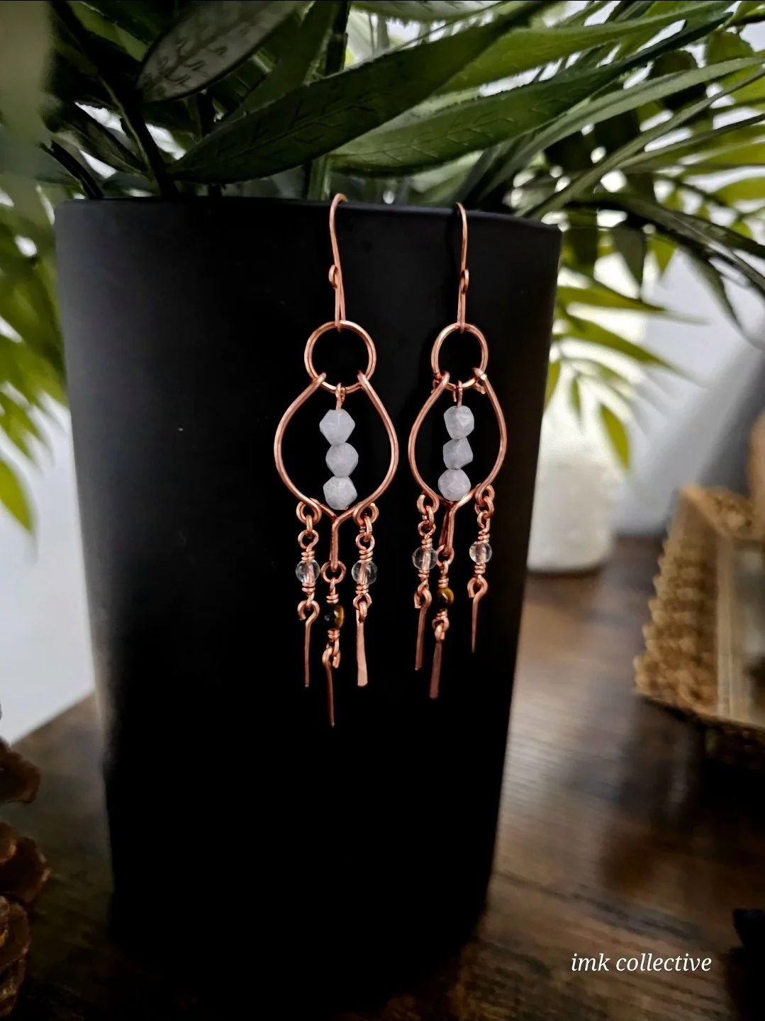 Aquamarine Chandelier earrings