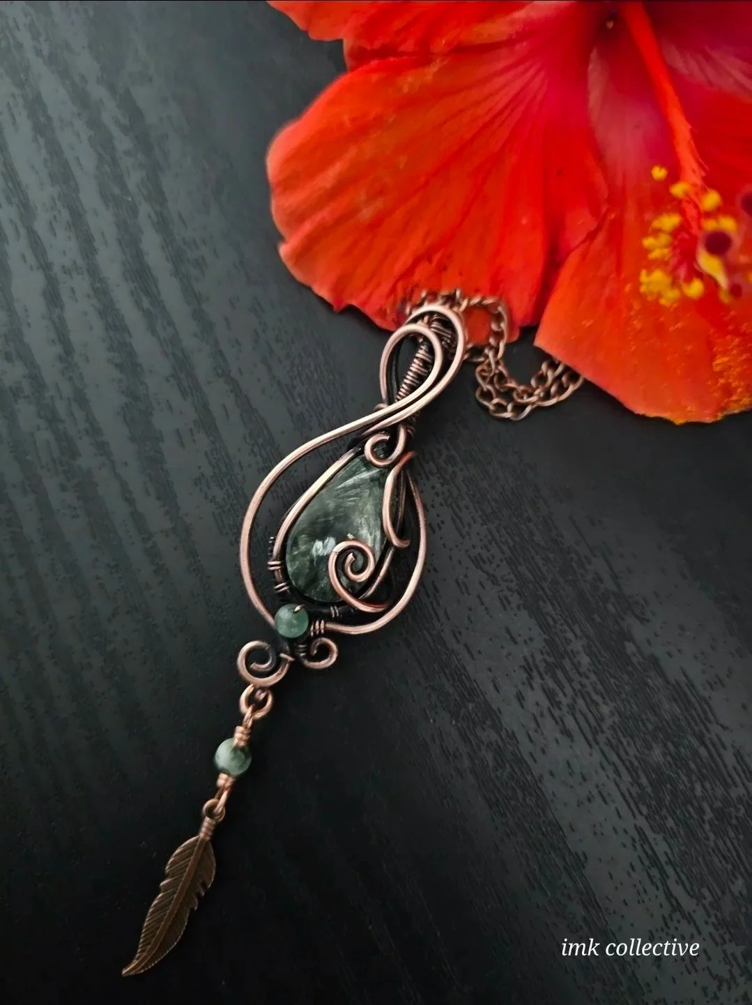 Serephinite "whimsy" Pendant