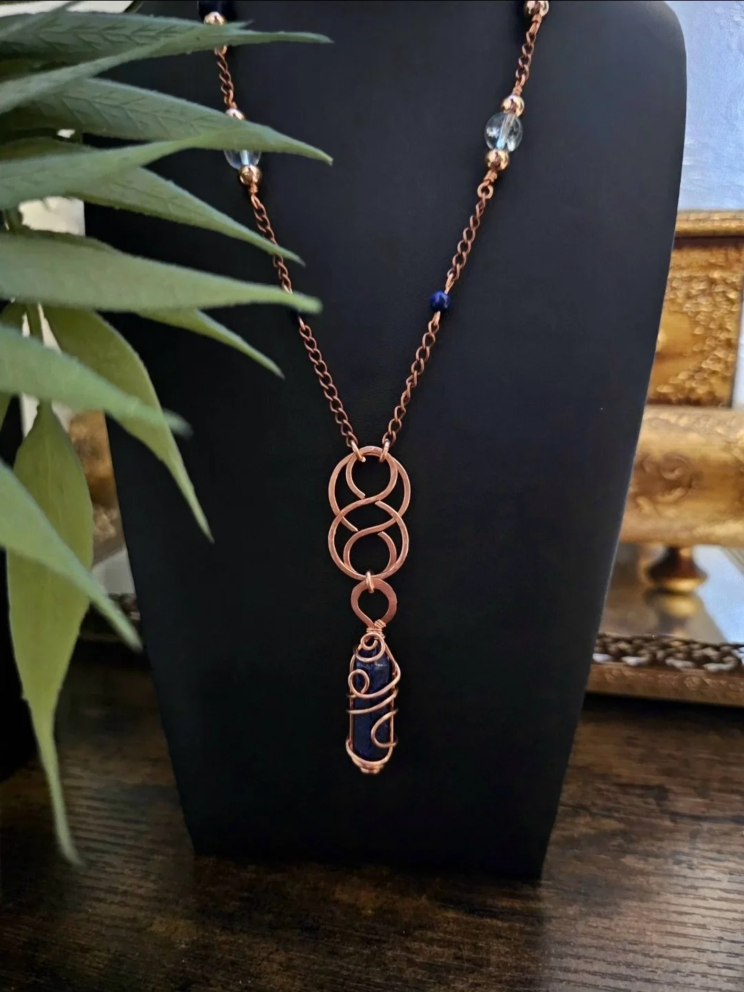 Lapis Lazuli "Intertwined" Necklace