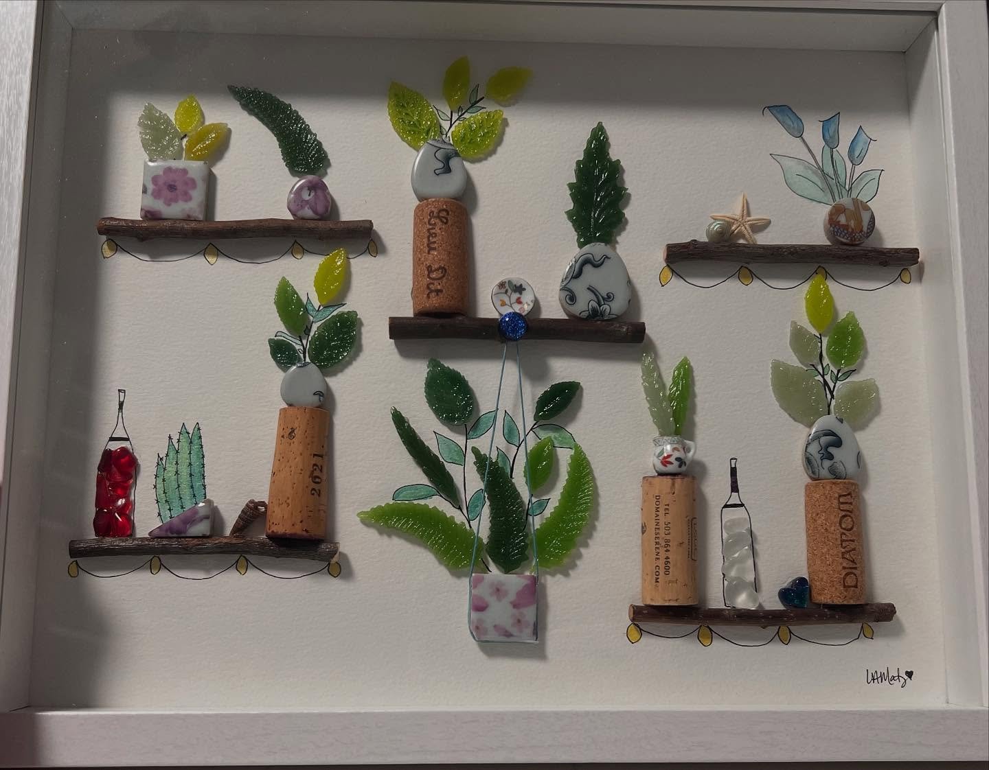 Loved finding this fused glass at an estate sale! #fusedglassart #craftingismytherapy