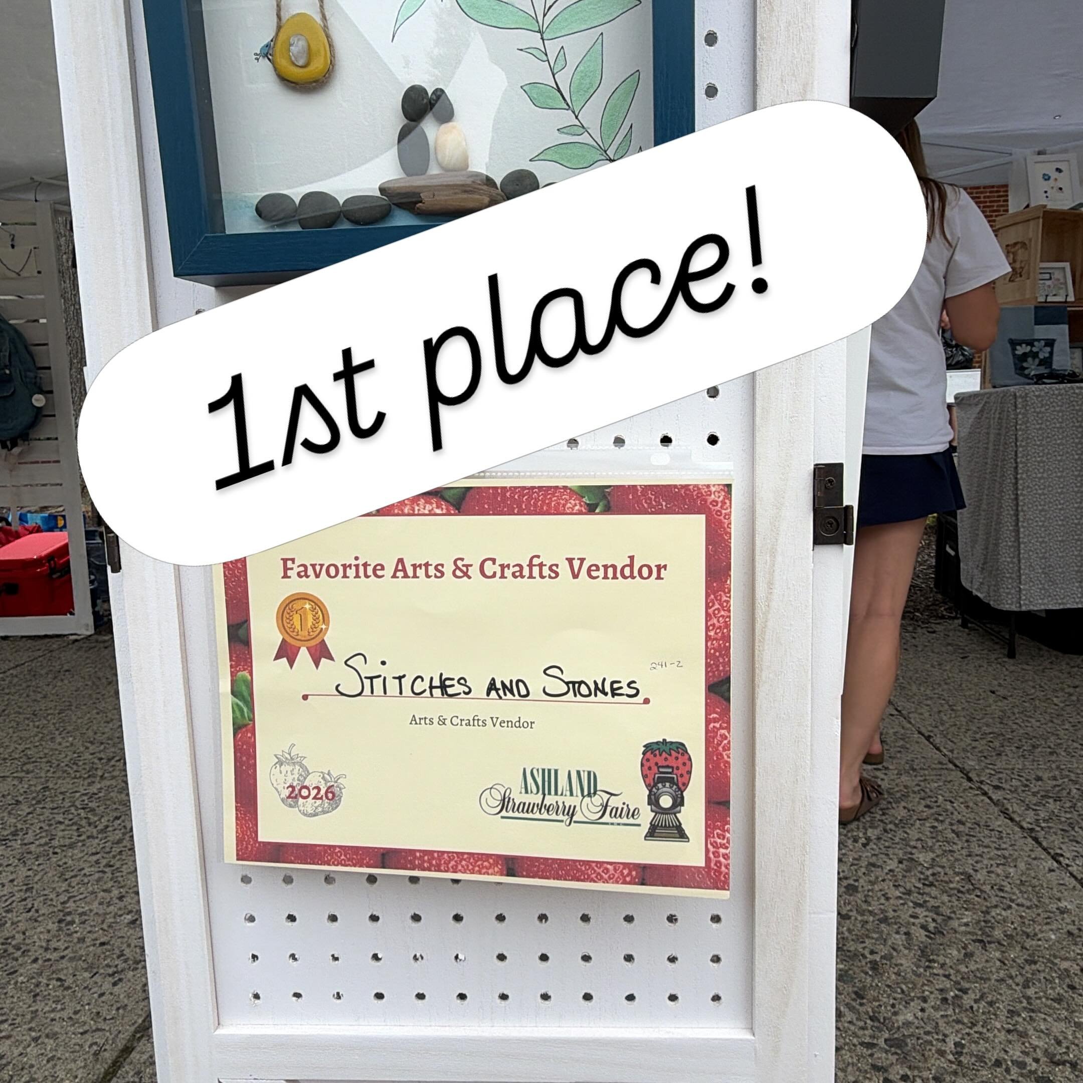 We won 1st place! Thank you @ashland_strawberry_faire ❤️🍓❤️🍓❤️🍓