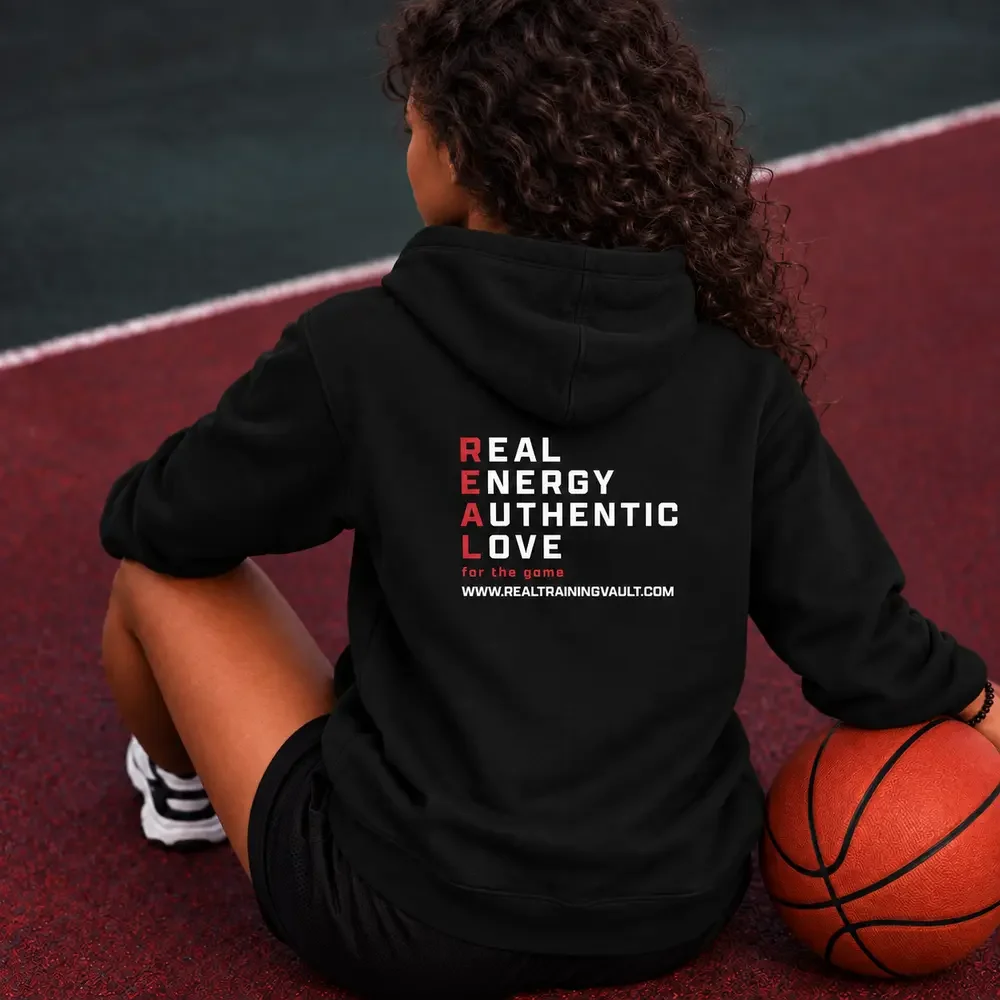 RE/AL Basketball Unisex Hoodie (Slash Design)