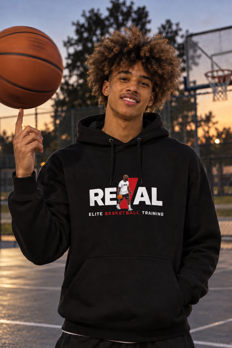 RE/AL Basketball Unisex Hoodie (REAL Coach Design)