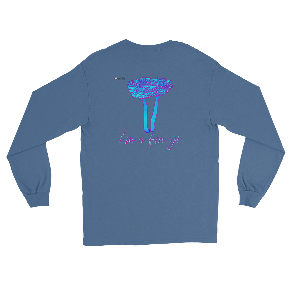 Men’s Long Sleeve Shirt - 11 Colors - I'm a Fun-Gi by Kate Shu, Paul Rudy & the Kate Shu Collective