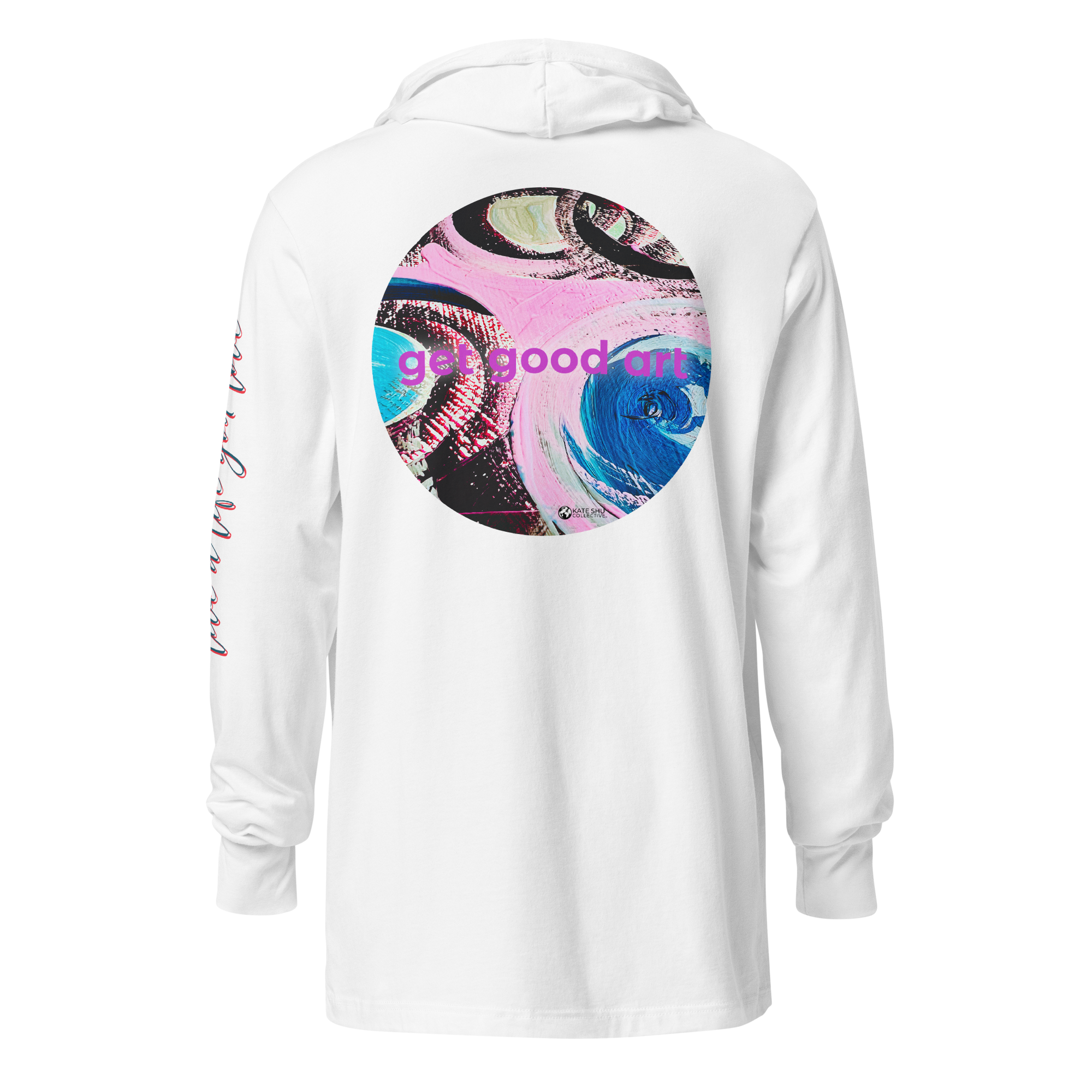 Hooded Long-Sleeve Tee - 3 Colors - Get Good Art: the Olivia by Kate Shu & the Kate Shu Collective