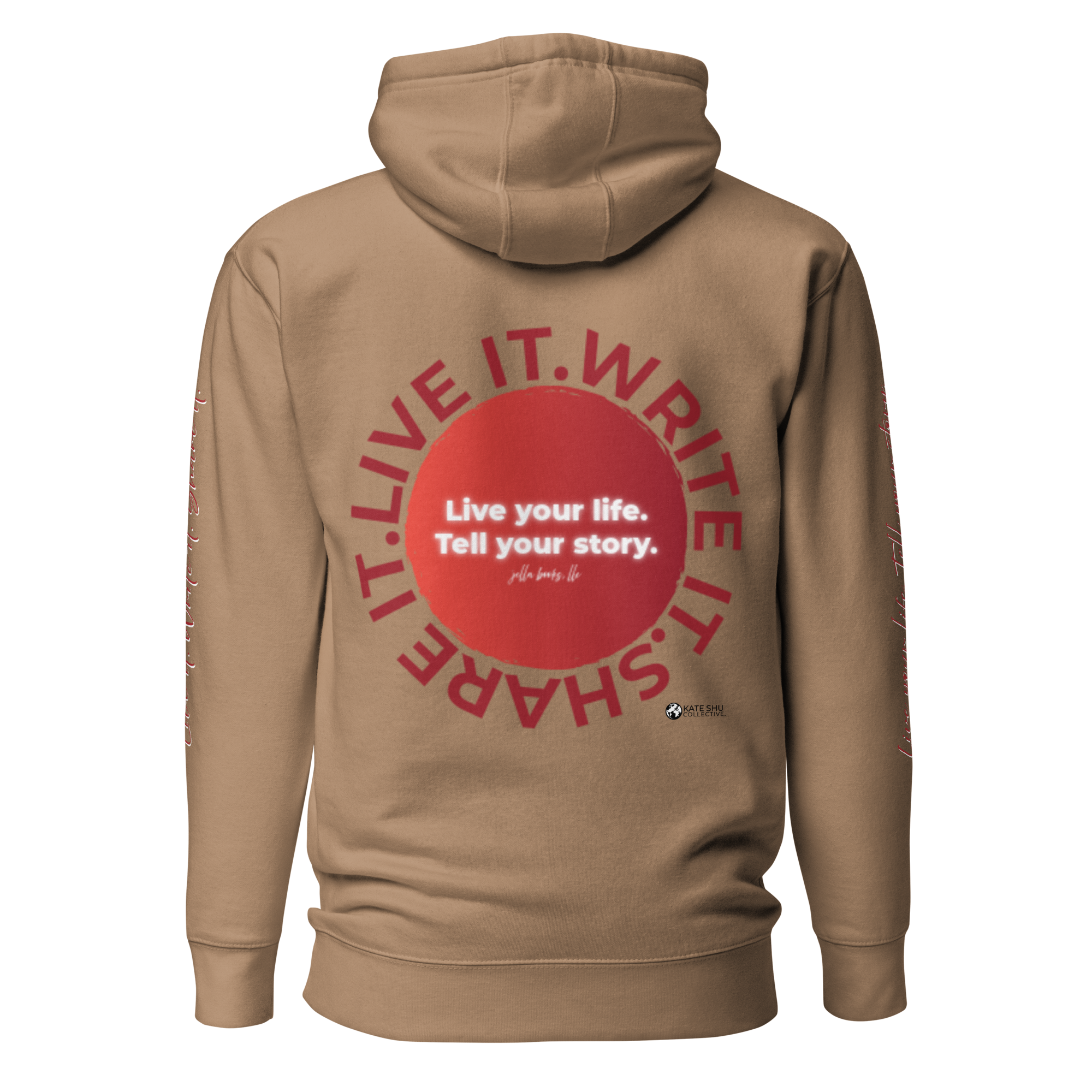 Unisex Hoodie - 10 Colors - Live Your Life by Juli Accola & the Kate Shu Collective
