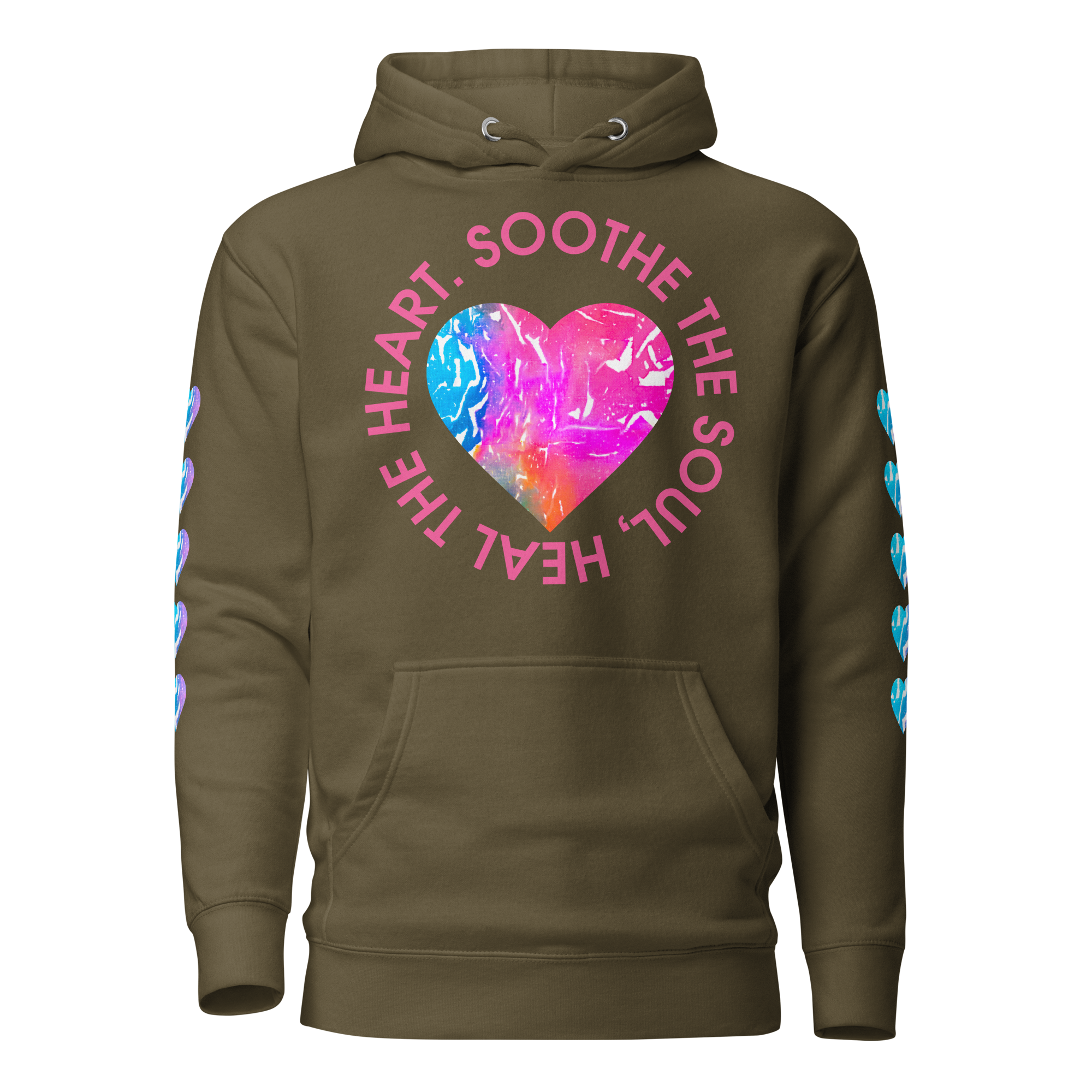 Unisex Hoodie - 11 Colors - Mind, Body, HeART by Harold Otis & the Kate Shu Collective
