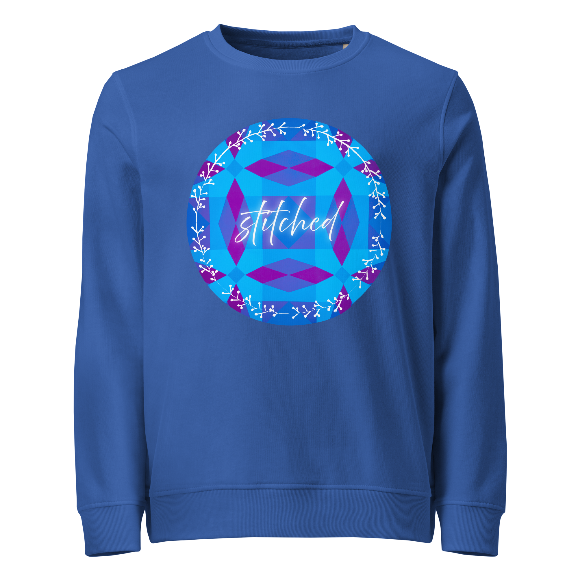 Unisex Organic Sweatshirt - 6 Colors - Home Sewn: Stitched in Blue by Stephani Hopwood & the Kate Shu Collective