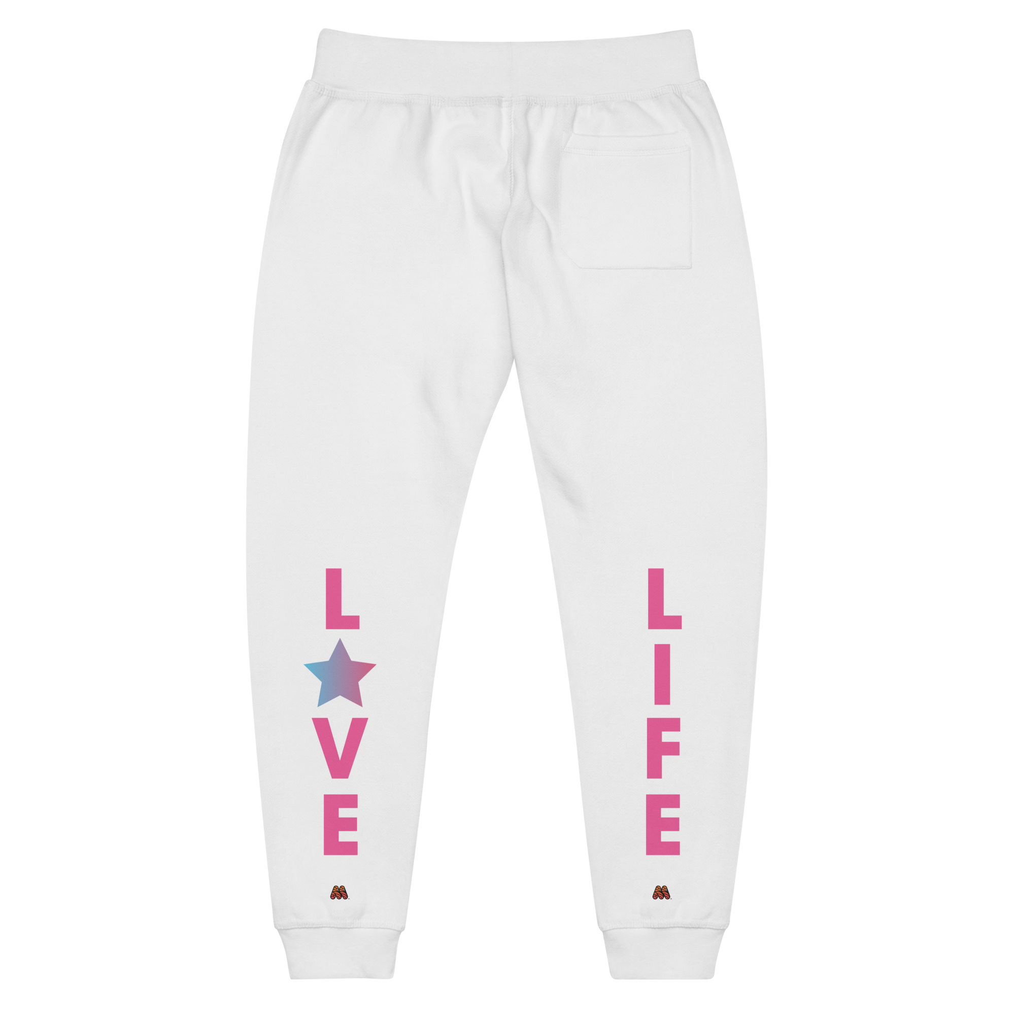 Unisex Fleece Sweatpants - Tell Your Story, Love Life by Juli Accola & the Kate Shu Collective