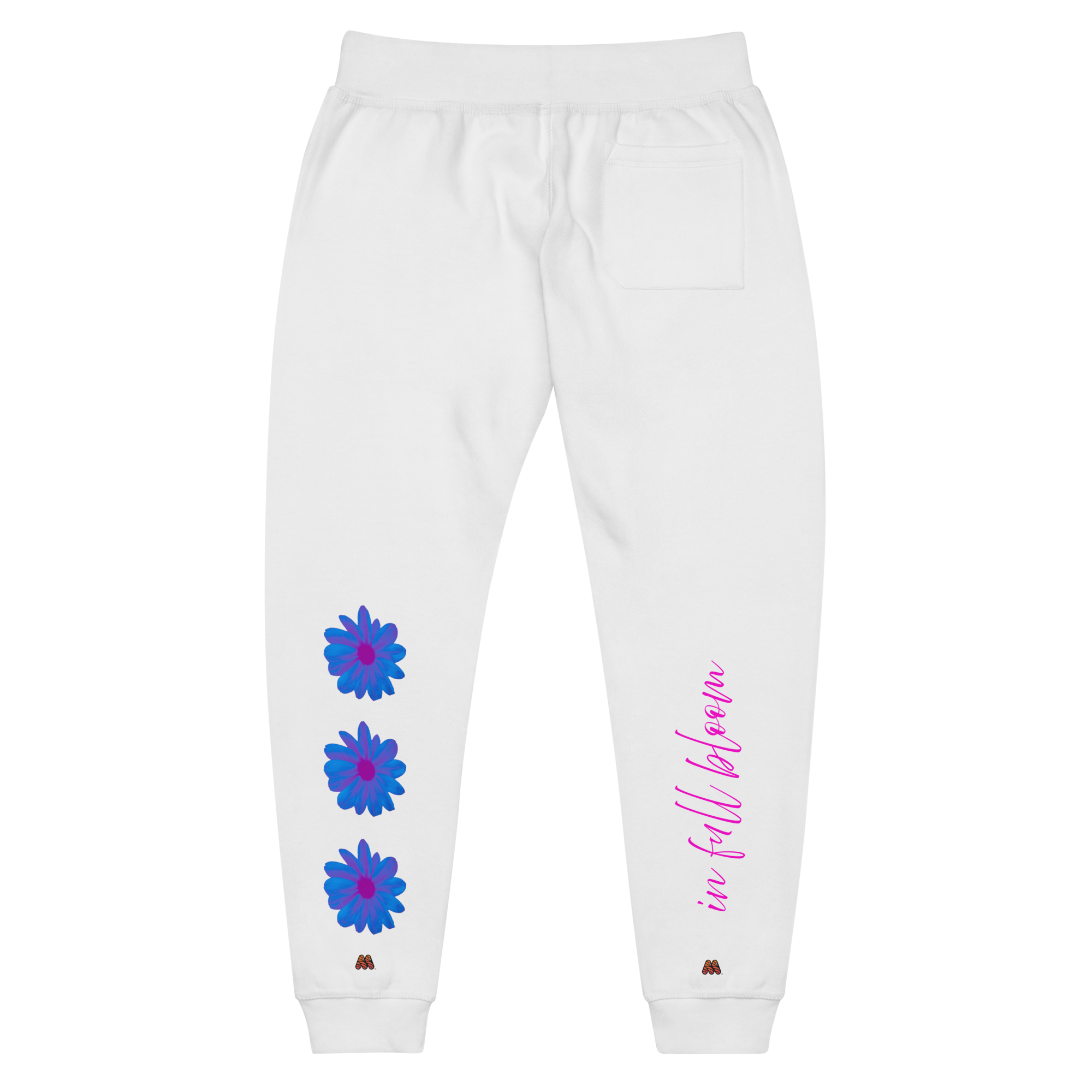 Unisex Fleece Sweatpants - Get Good Art: Over the Blue Moon For You by Suzie Hightshoe & the Kate Shu Collective