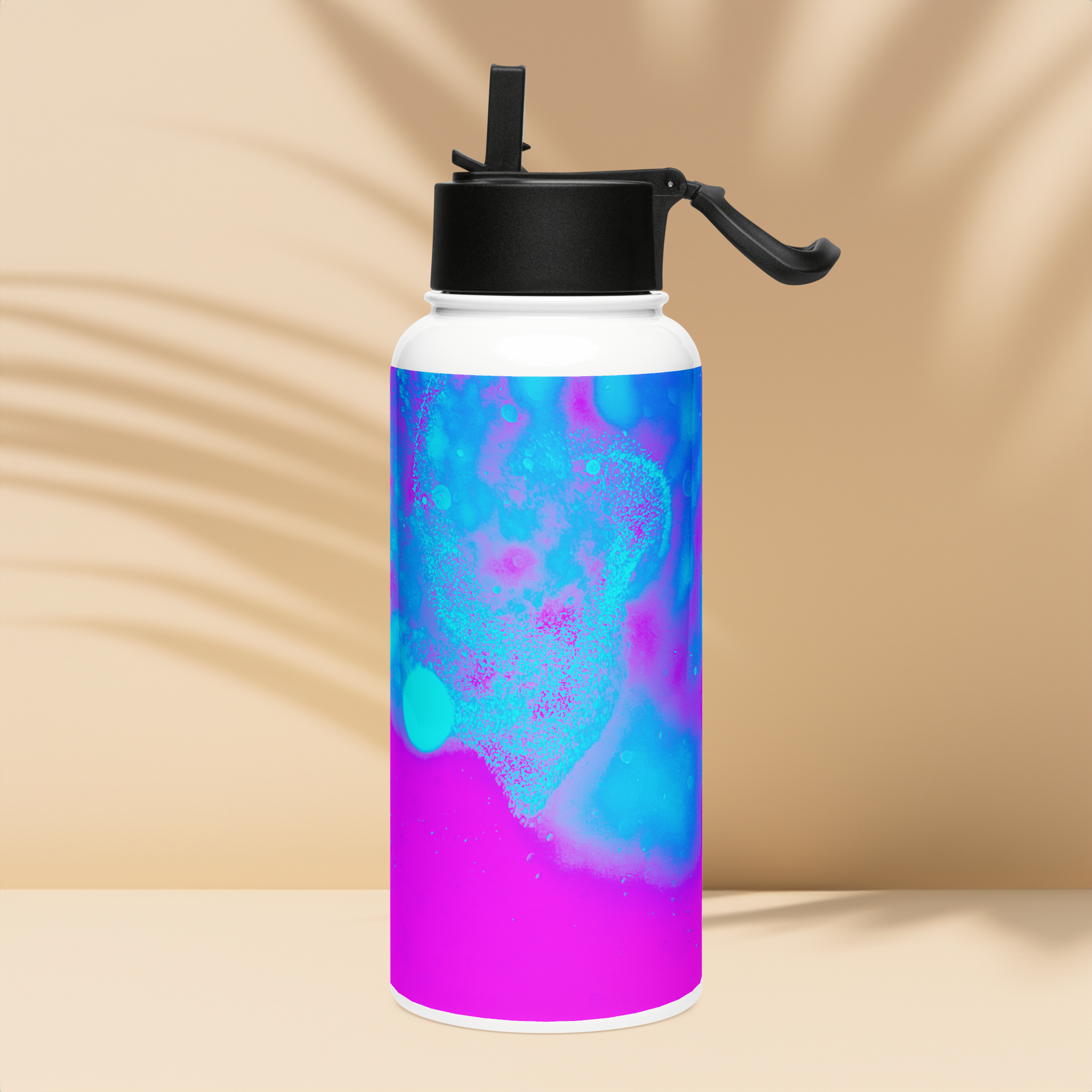 Stainless Steel Water Bottle with a Straw & Lid - 32 oz - Curiosity by Paul Rudy & the Kate Shu Collective