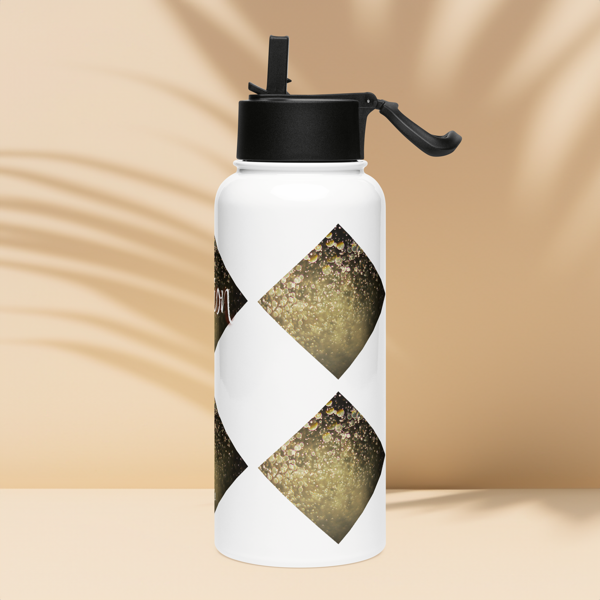 Stainless Steel Water Bottle with a Straw Lid - 32 oz - Devotion by Paul Rudy & the Kate Shu Collective
