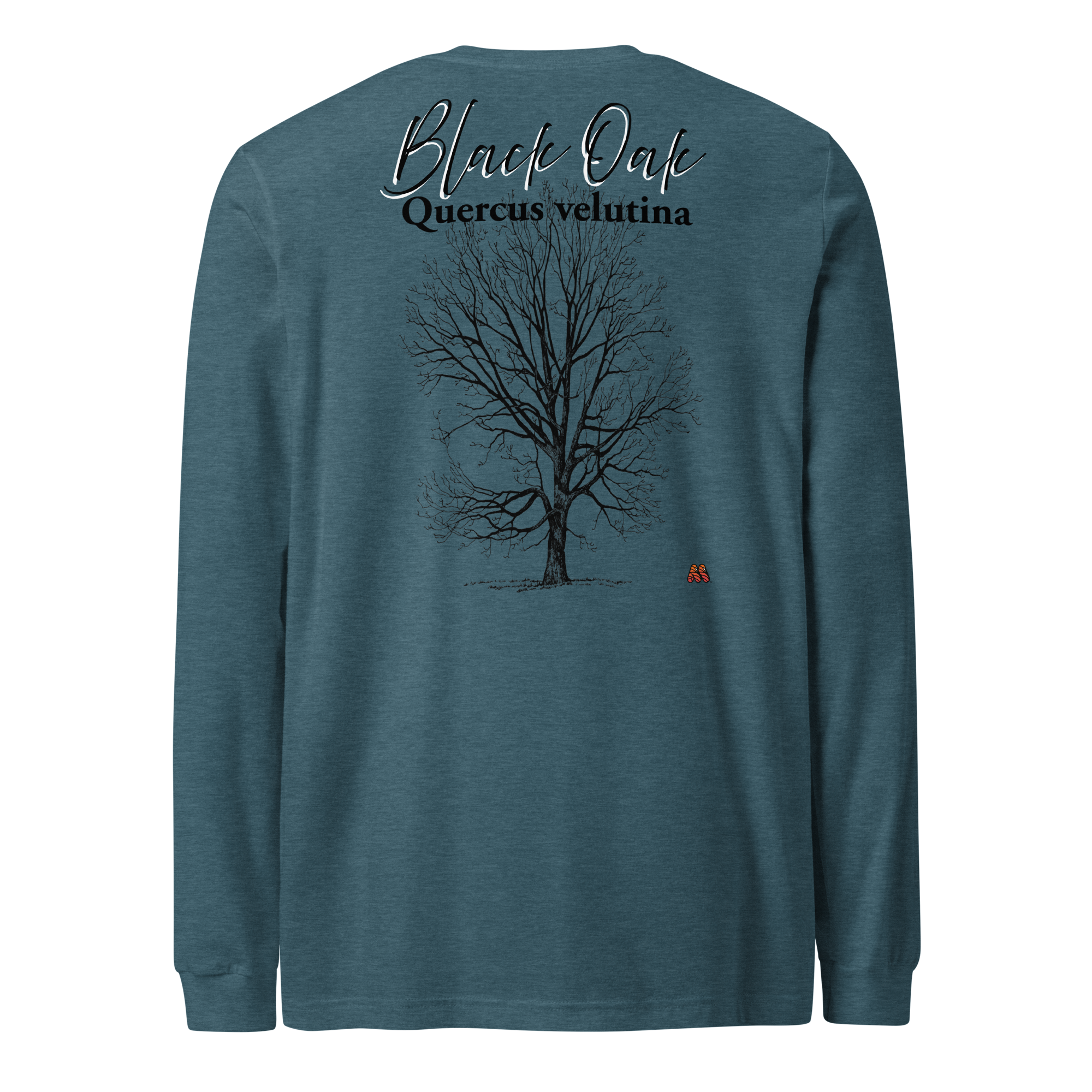 Unisex Long Sleeve Tee - 8 Colors - Got Trees: Black Oak, Quercus velutina by Gary L Hightshoe & the Kate Shu Collective