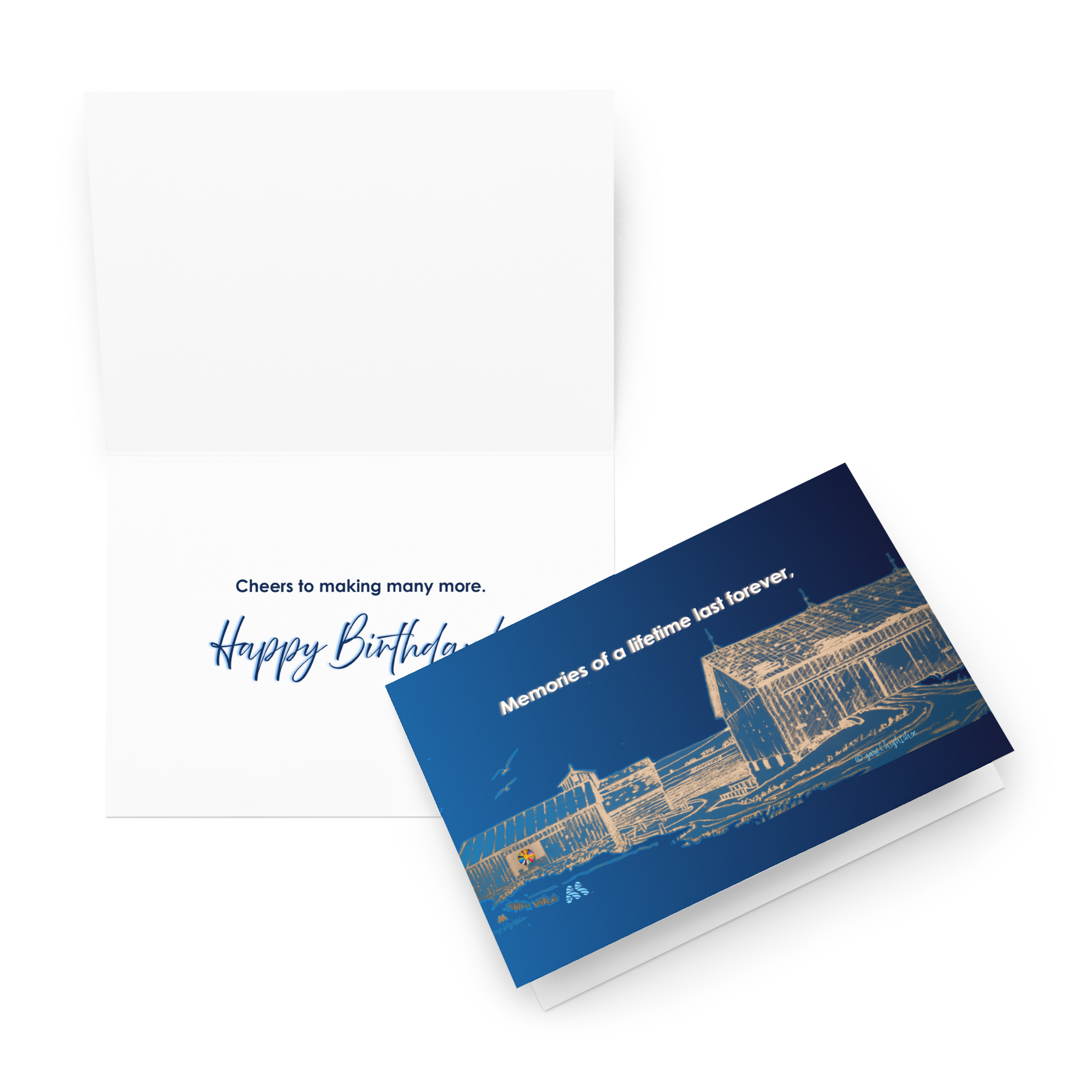 Greeting Card - 3 Sizes - Everyday Good ART: Memories of a Lifetime, Happy Birthday by Gary L Hightshoe, MaryKay Lambert, & the Kate Shu Collective