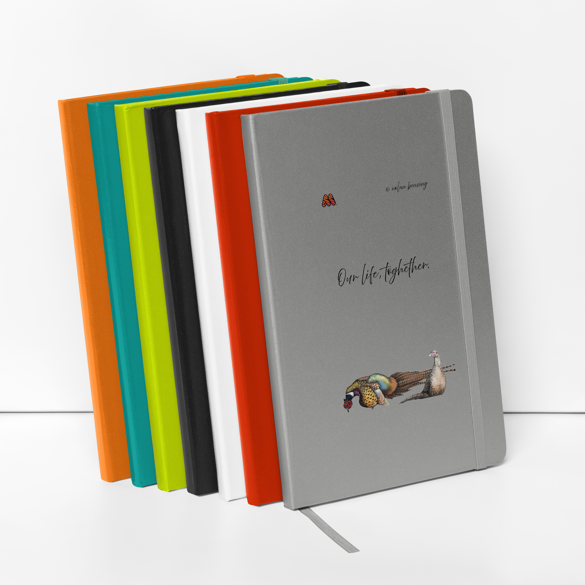 Hardcover Bound Notebook - 7 Colors - Ornithology: Kestrel Collection, Our Life Together by Nolan Benzing & the Kate Shu Collective