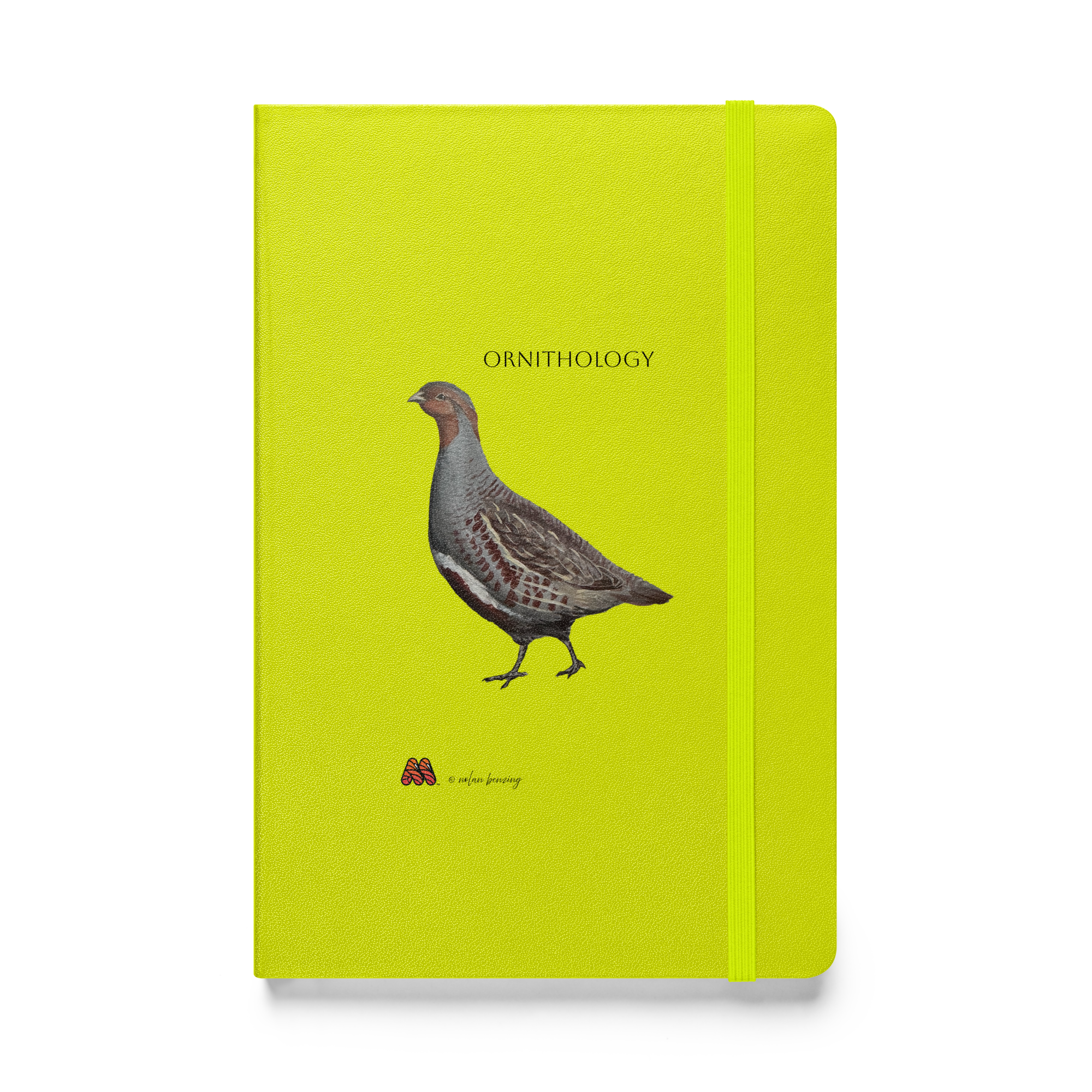Hardcover Bound Notebook - 7 Colors - Ornithology: Kestrel Collection, Partridge by Nolan Benzing & the Kate Shu Collective