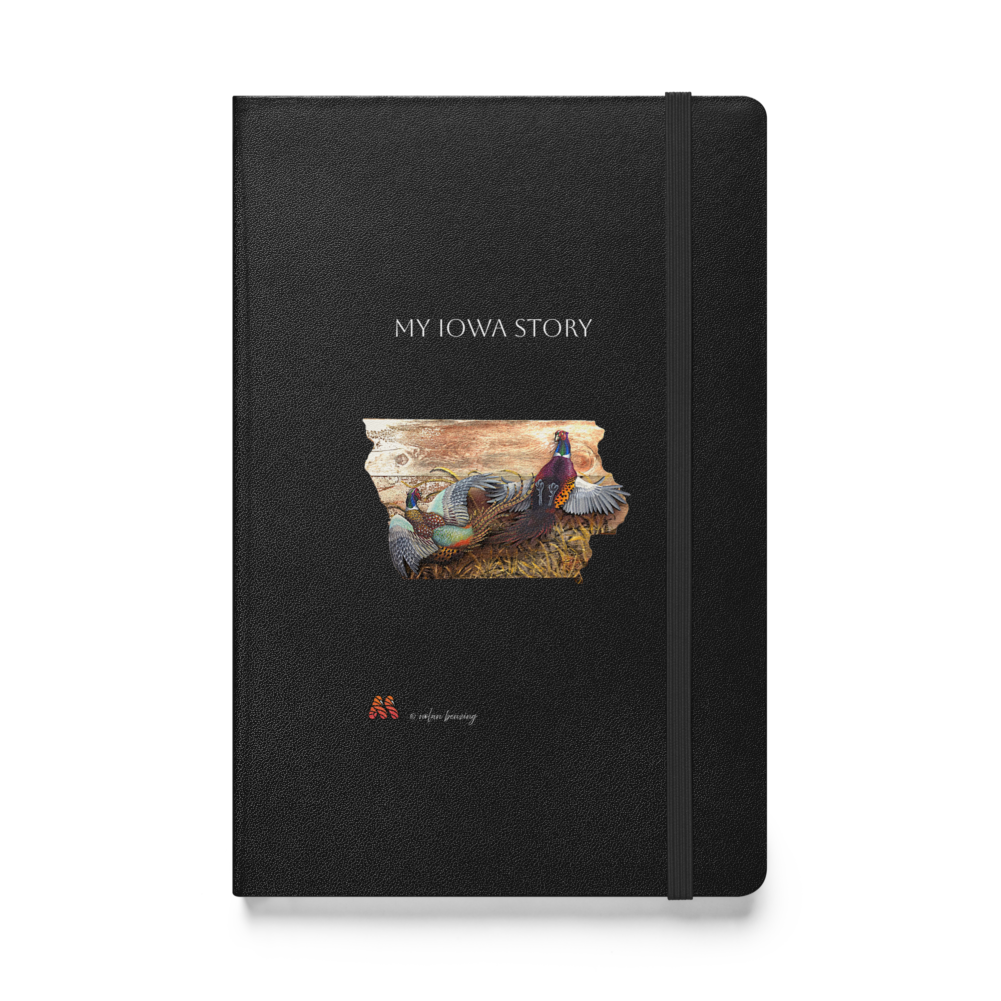 Hardcover Bound Notebook - 6 Colors - Ornithology: Kestrel Collection, My Iowa Story by Nolan Benzing & the Kate Shu Collective
