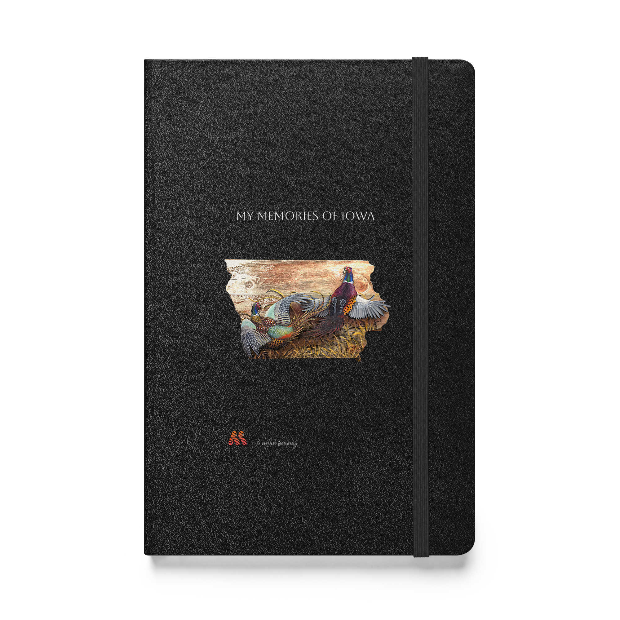 Hardcover Bound Notebook - 6 Colors - Ornithology: Kestrel Collection, My Memories of Iowa by Nolan Benzing & the Kate Shu Collective