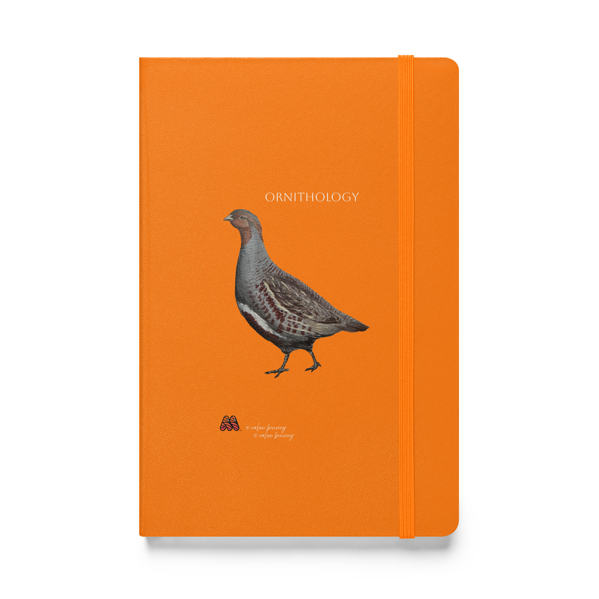 Hardcover Bound Notebook - 6 Colors - Ornithology: Kestrel Collection, Partridge by Nolan Benzing & the Kate Shu Collective