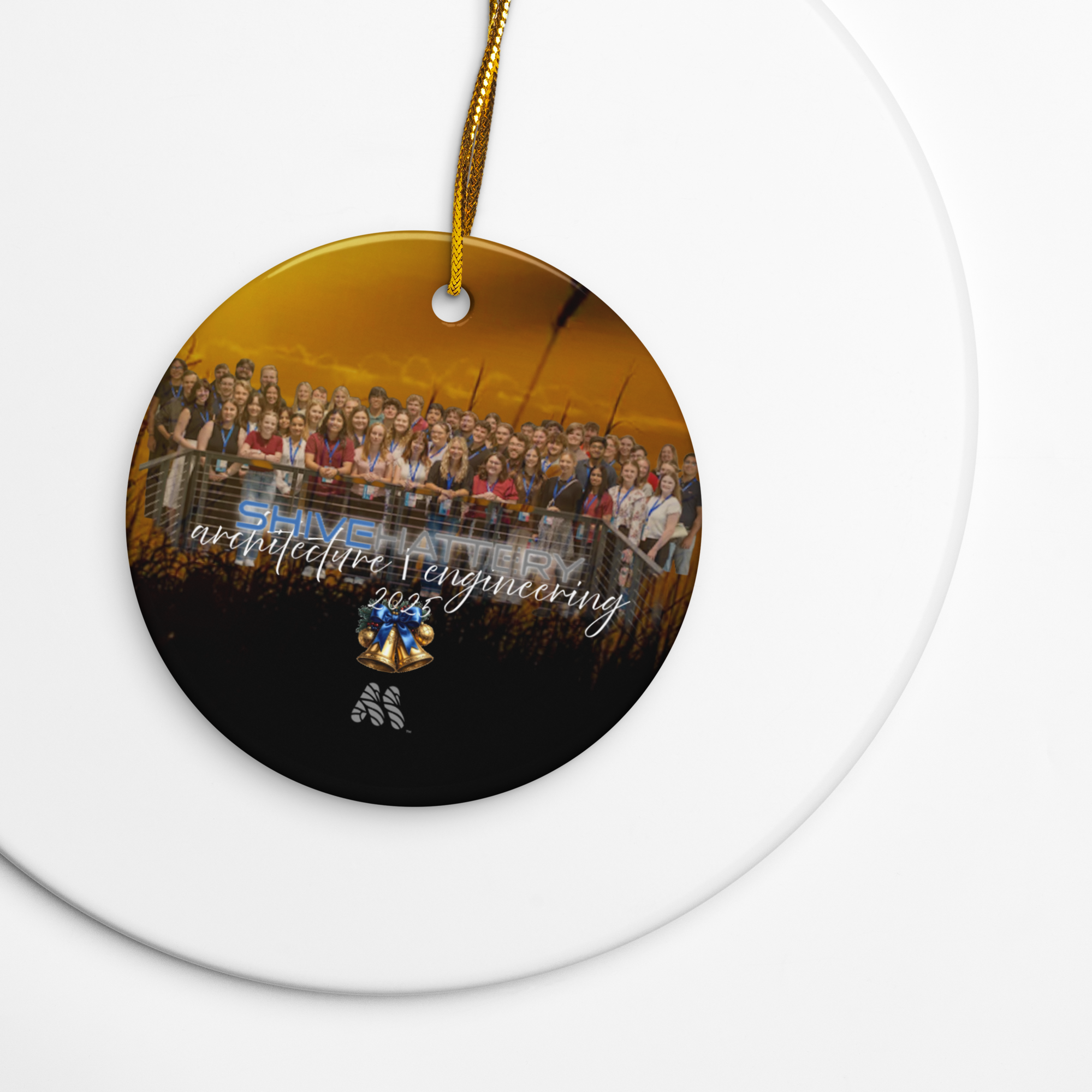 Ceramic Ornament - Circle - From the Together Collection by Shive-Hattery & the Kate Shu Collective