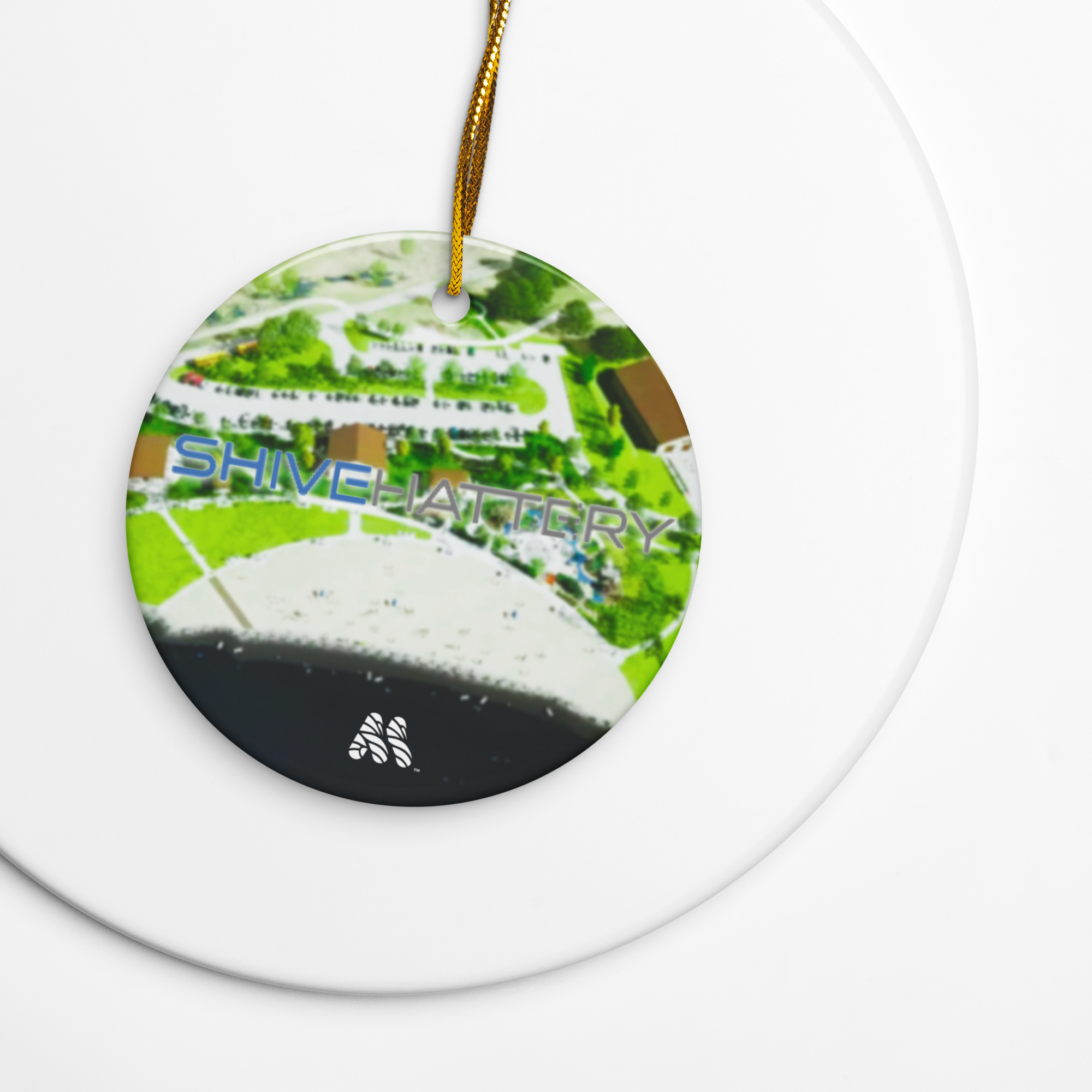 Ceramic Ornament - Circle - From the Together Collection by Shive-Hattery & the Kate Shu Collective