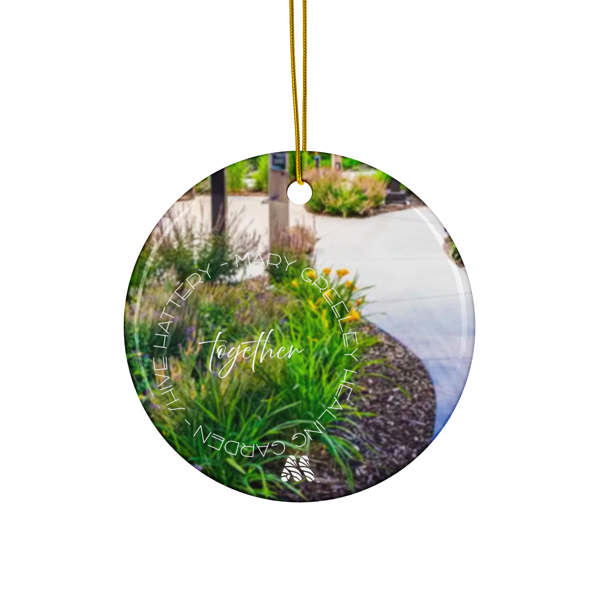 Ceramic Ornament - Circle - From the Together Collection by Shive-Hattery & the Kate Shu Collective