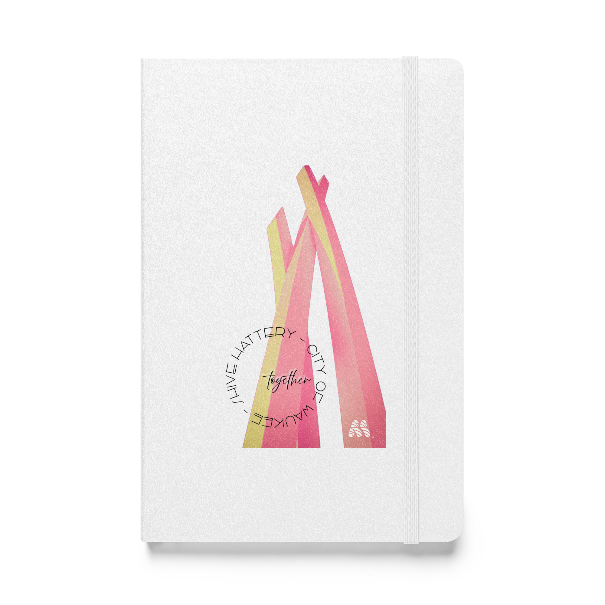 Hardcover Bound Journal Notebook - 6 Colors, Lined, Interior Back Pocket - From the Together Collection by Shive-Hattery & the Kate Shu Collective