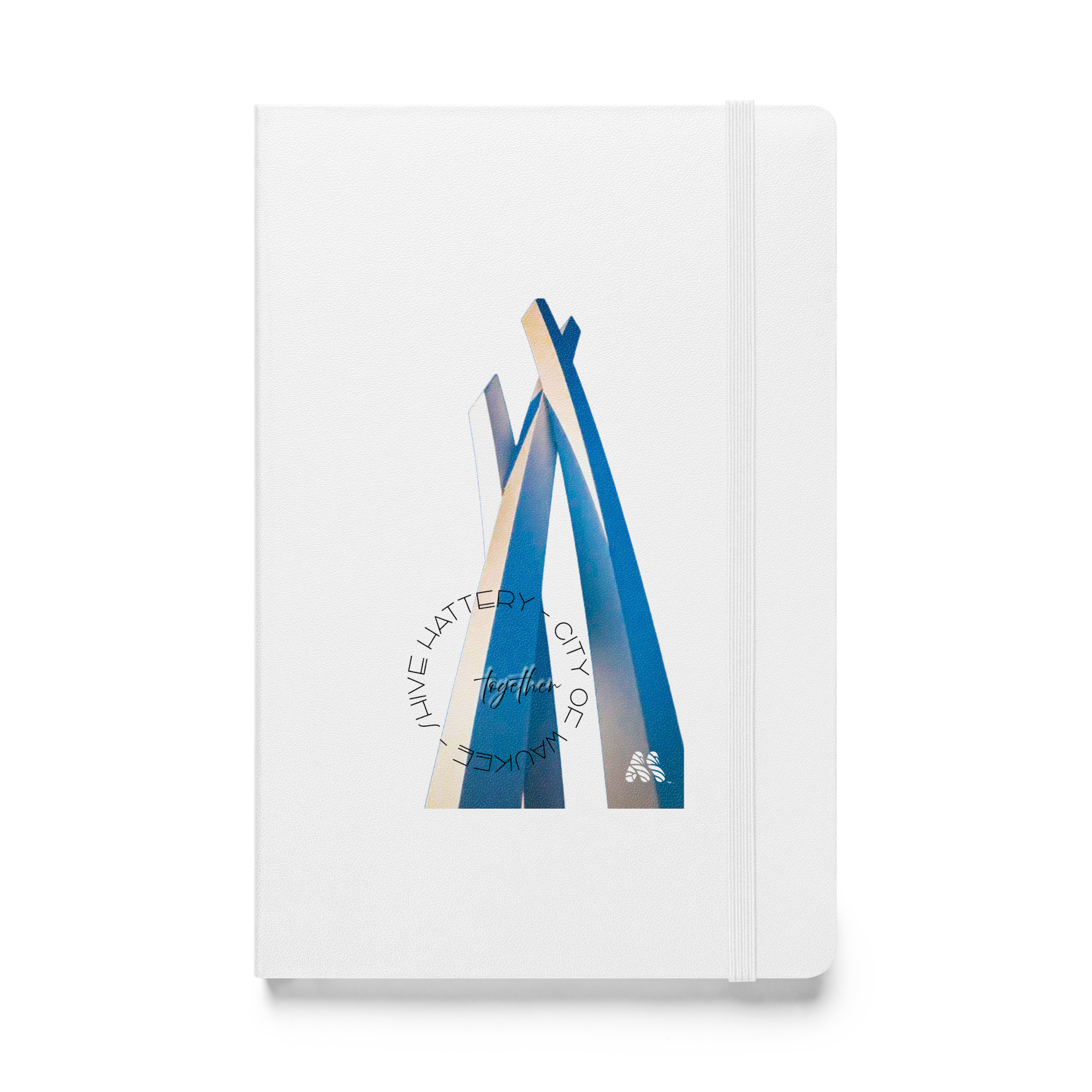 Hardcover Bound Journal Notebook - 6 Colors, Lined, Interior Back Pocket - From the Together Collection by Shive-Hattery & the Kate Shu Collective
