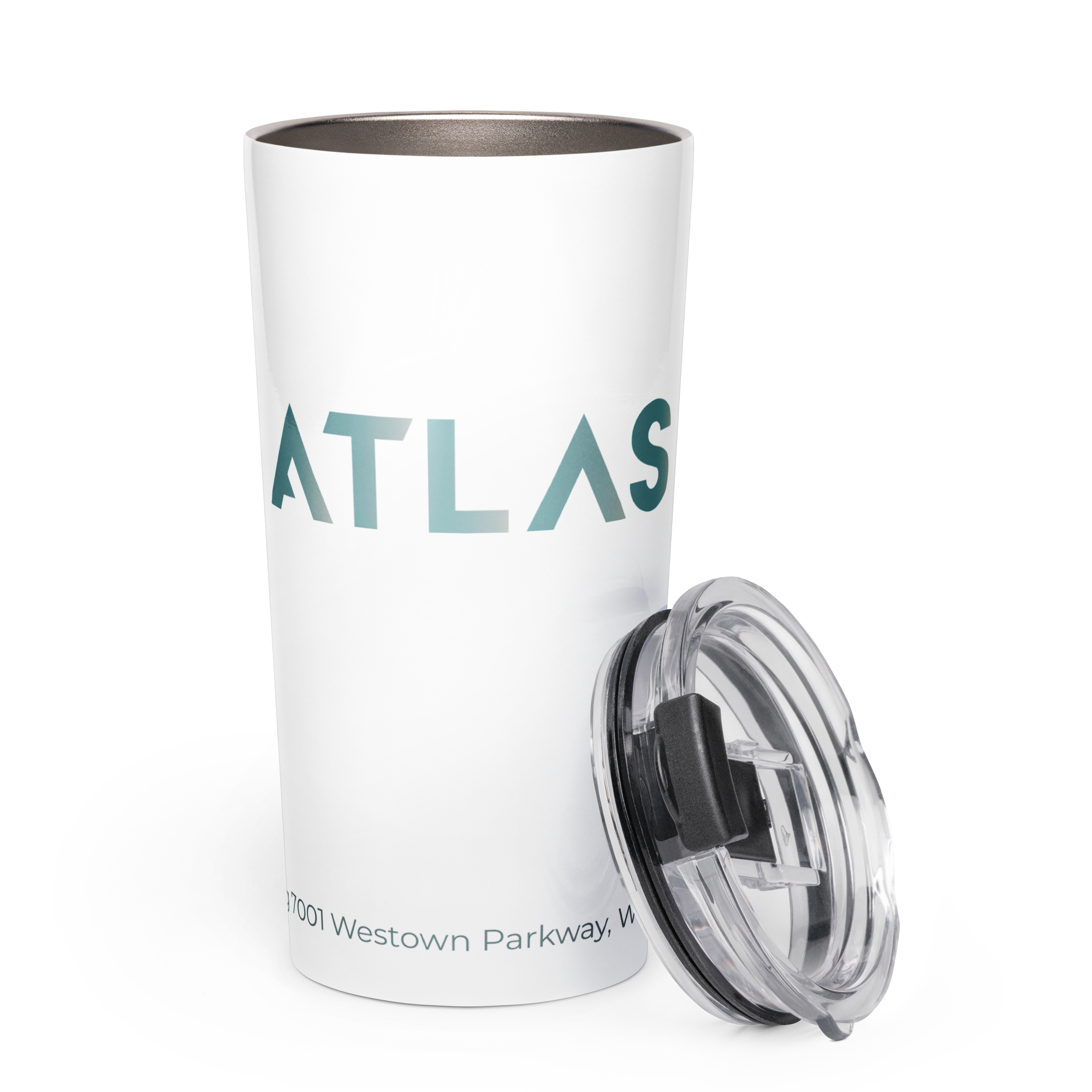 Atlas, Quench Your Thirst in Aqua 20oz Tumbler