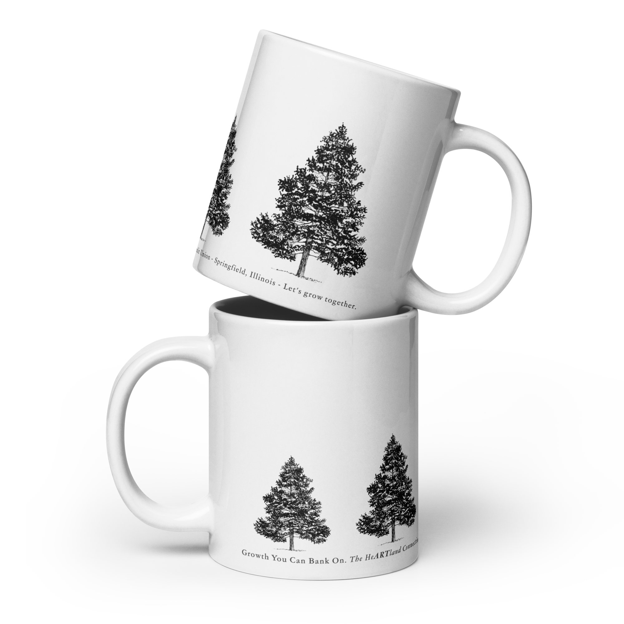 The HeARTland Connection - Growth You Can Bank On Coffee Mug | Heartland Credit Union