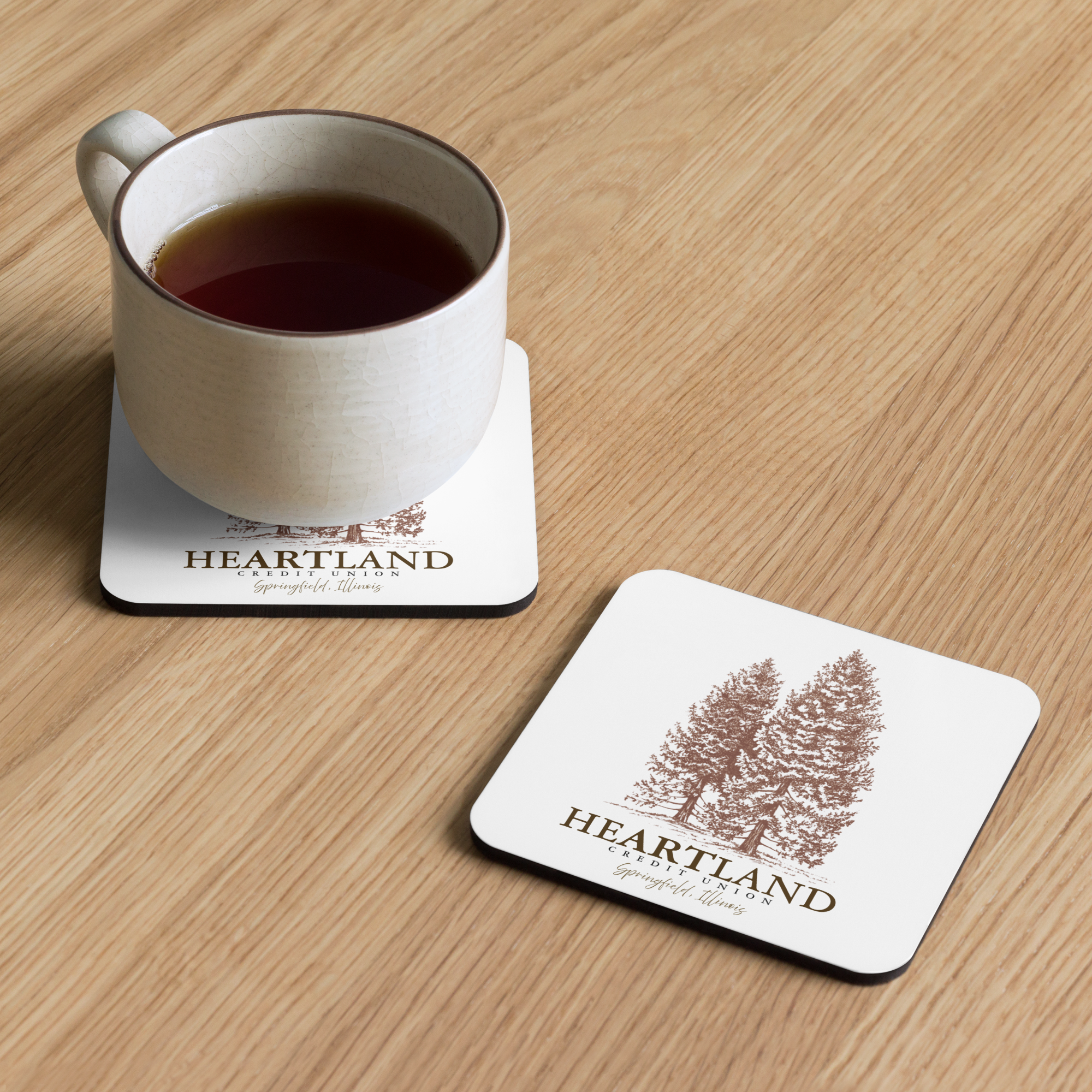 The HeARTland Connection - Let's Grow Together, Sienna Coaster | Heartland Credit Union