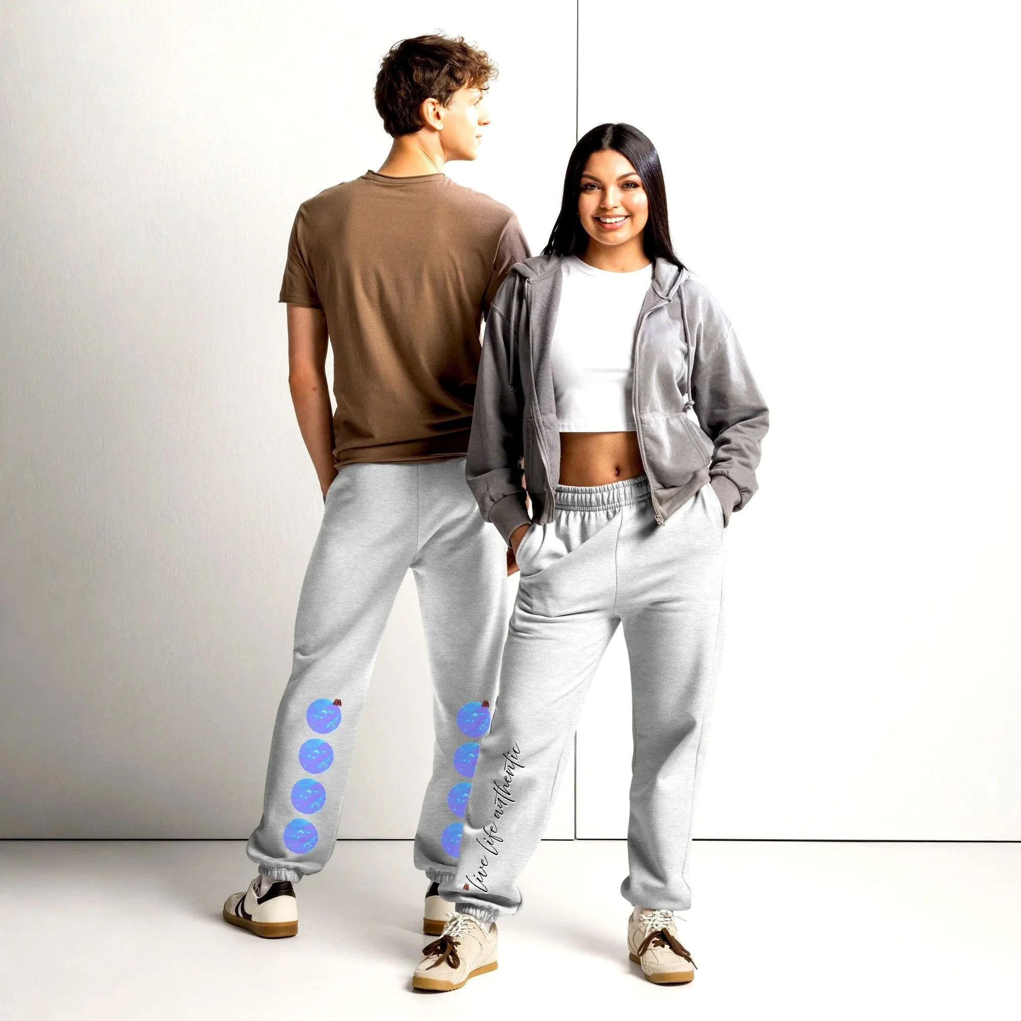 Heavyweight Sweatpants - Authentic You: Chase the Blues Away by Jill Kobliska & the Kate Shu Collective