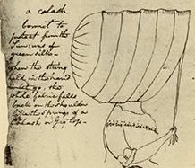 Lucy Fanning Watson's drawing of a calash bonnet