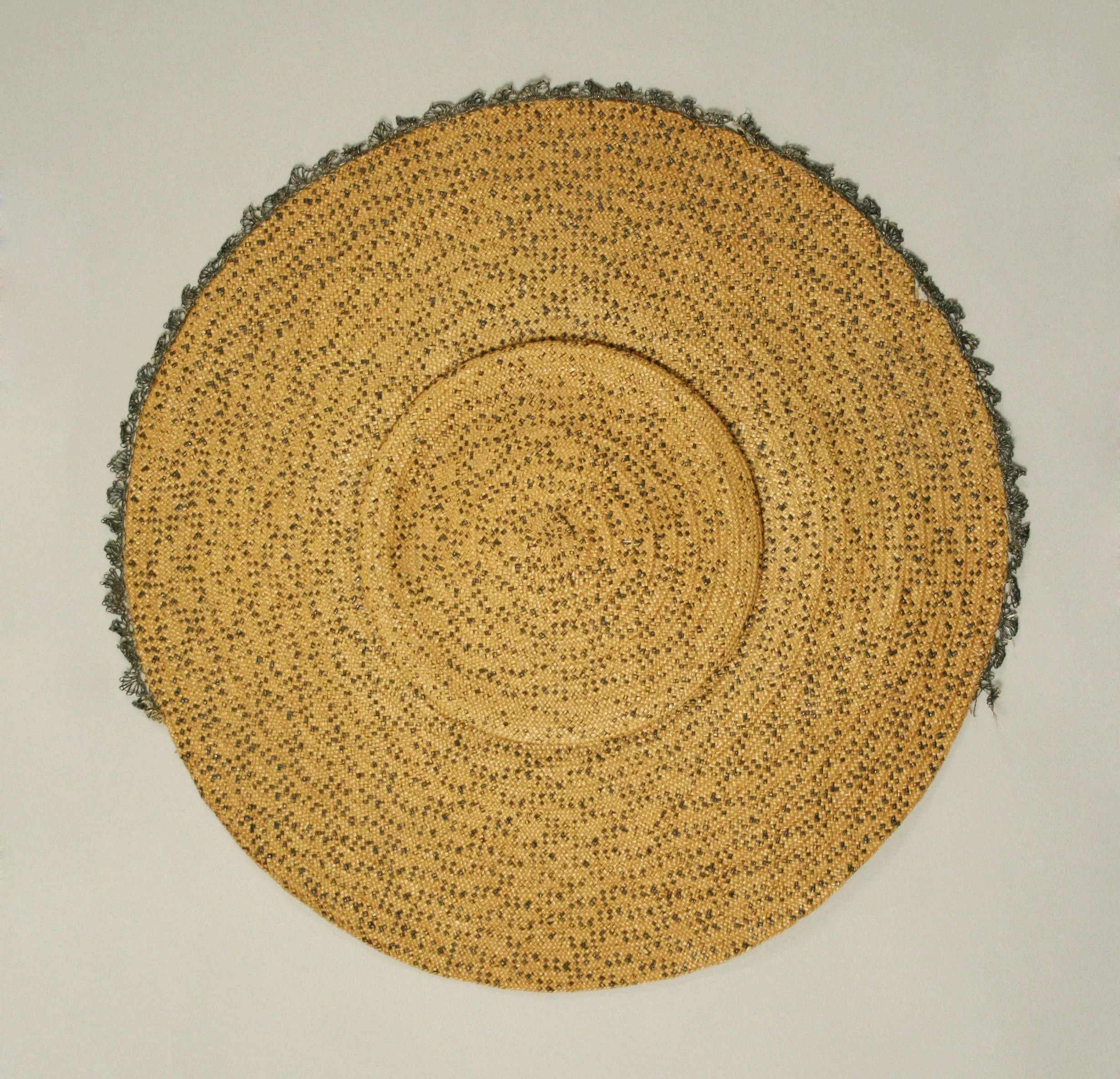 An 18th century straw hat