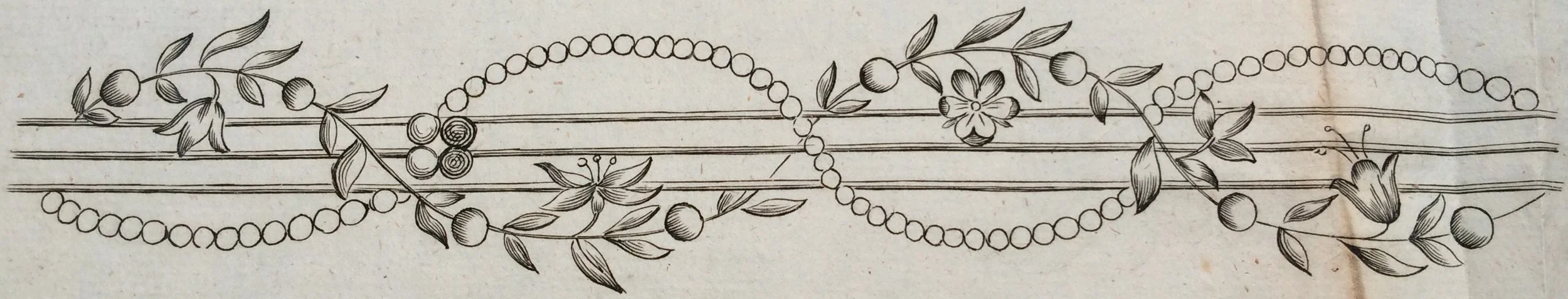 Waistcoat embroidery pattern.