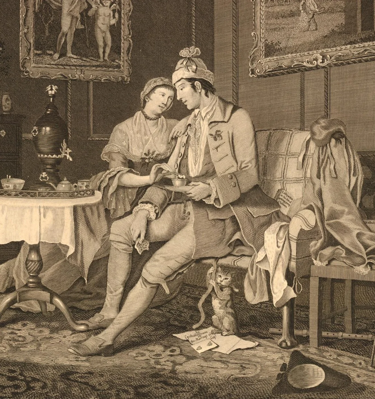Detail from Modern Love: The Honey-Moon