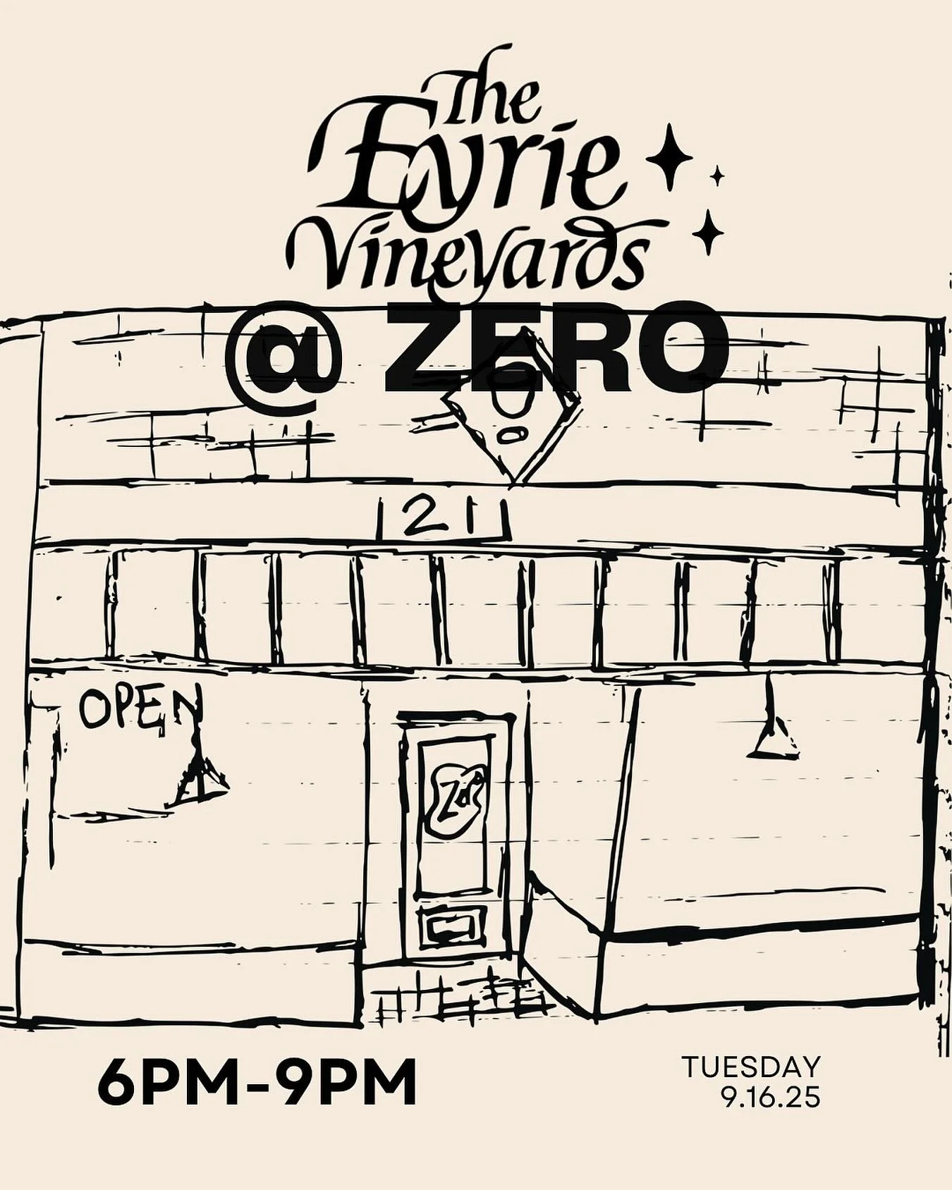 incredible wine.
free pizza. 
the best Tuesday you&rsquo;ve had in years. 

6-9pm
C U SOON!!!