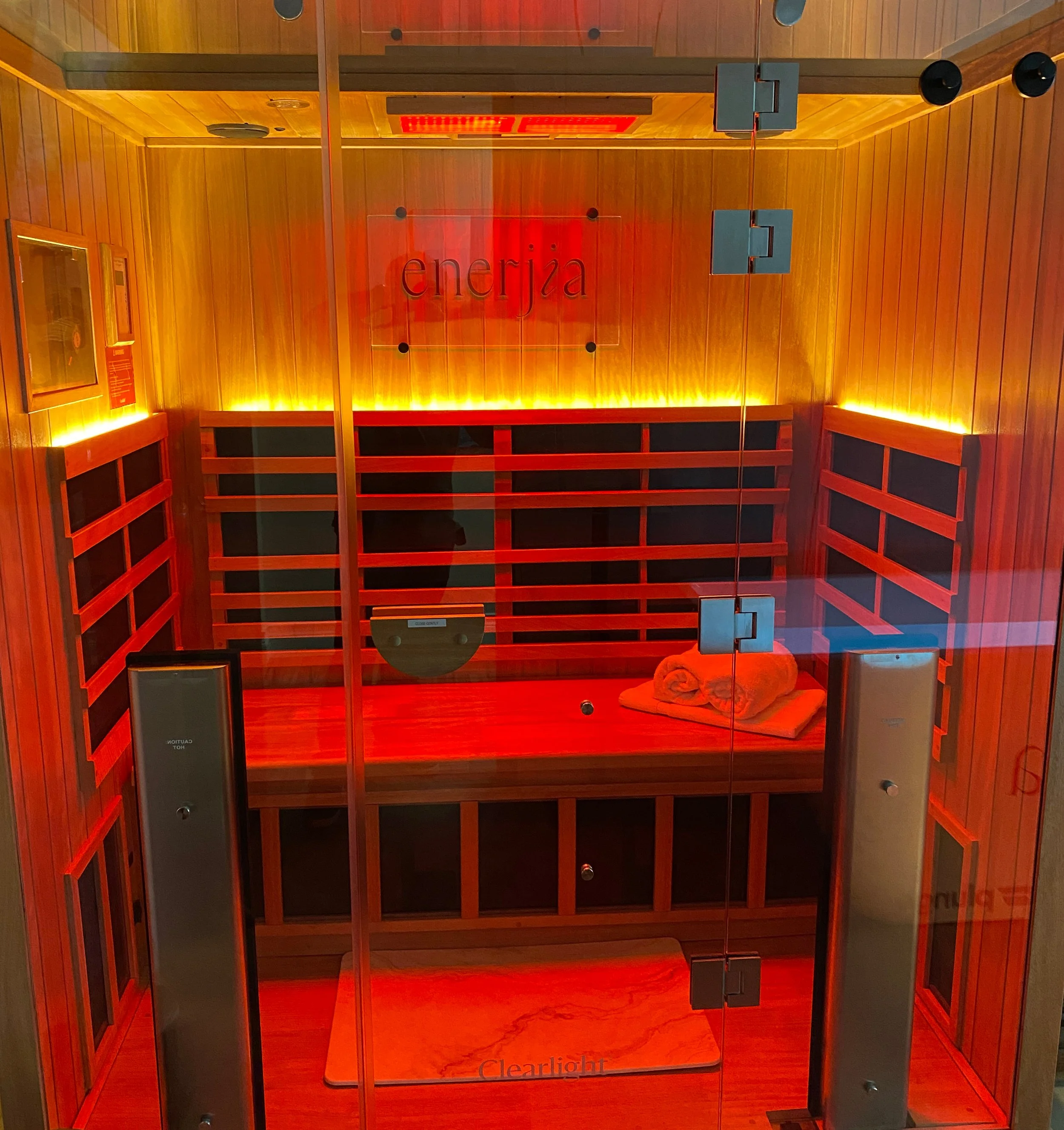 Enerjia Wellness, Luxury Med Spa, Advanced Skincare, Hot Yoga Studio, HydraFacial & Preime DermaFacial, Cold Plunge Therapy, Infrared Sauna, Microneedling & Chemical Peels, Dermaplaning, Epicutis, Facile, XO MD, Qi Beauty Method, Spray tan