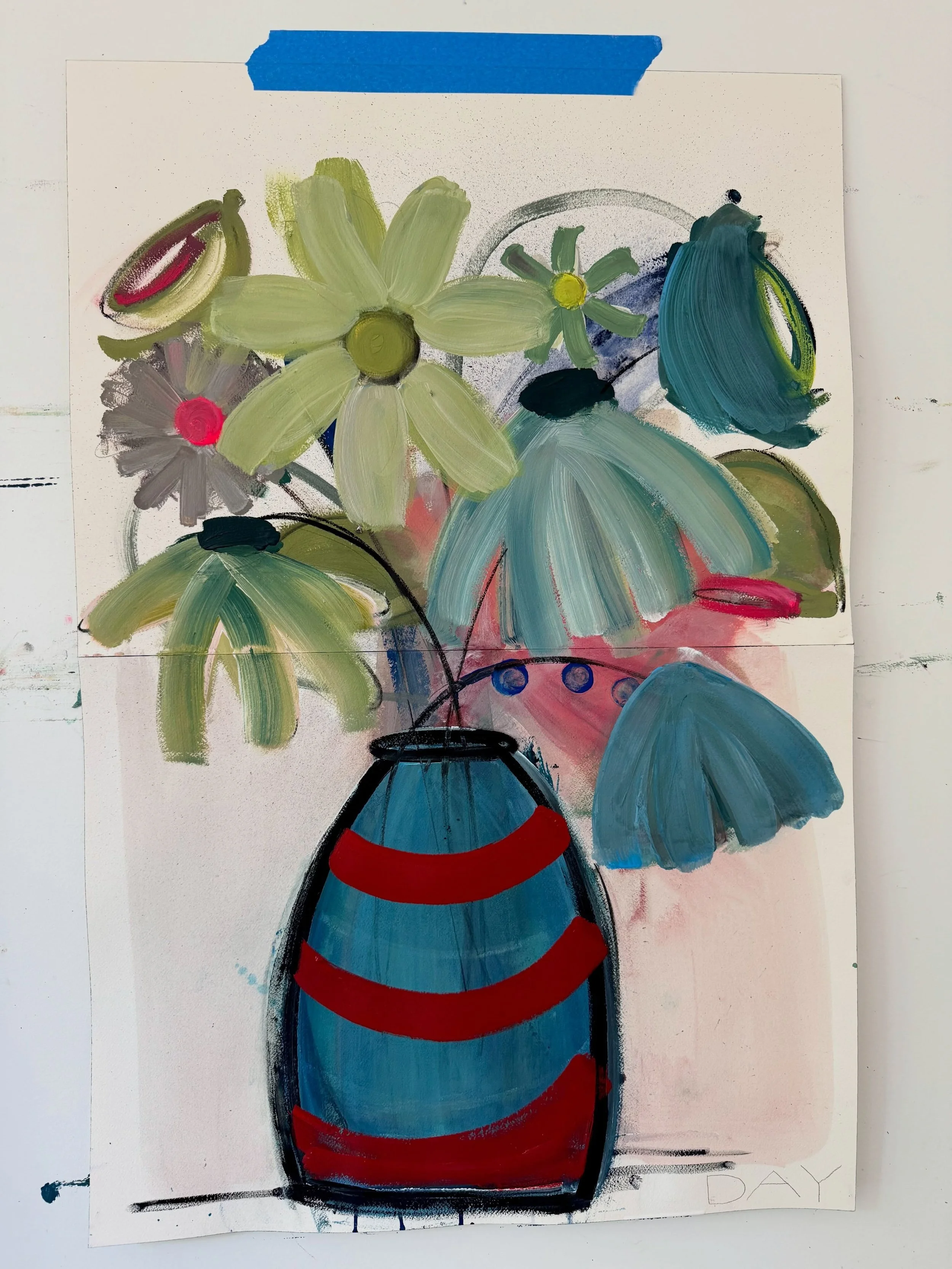 Abstract florals.

Getting back into the studio later this week after years of a roller coaster ride with the studio - has been a challenge.

Trying to let my flow out again:) I'm excited to let out all that I've been holding in....here's a start:) t