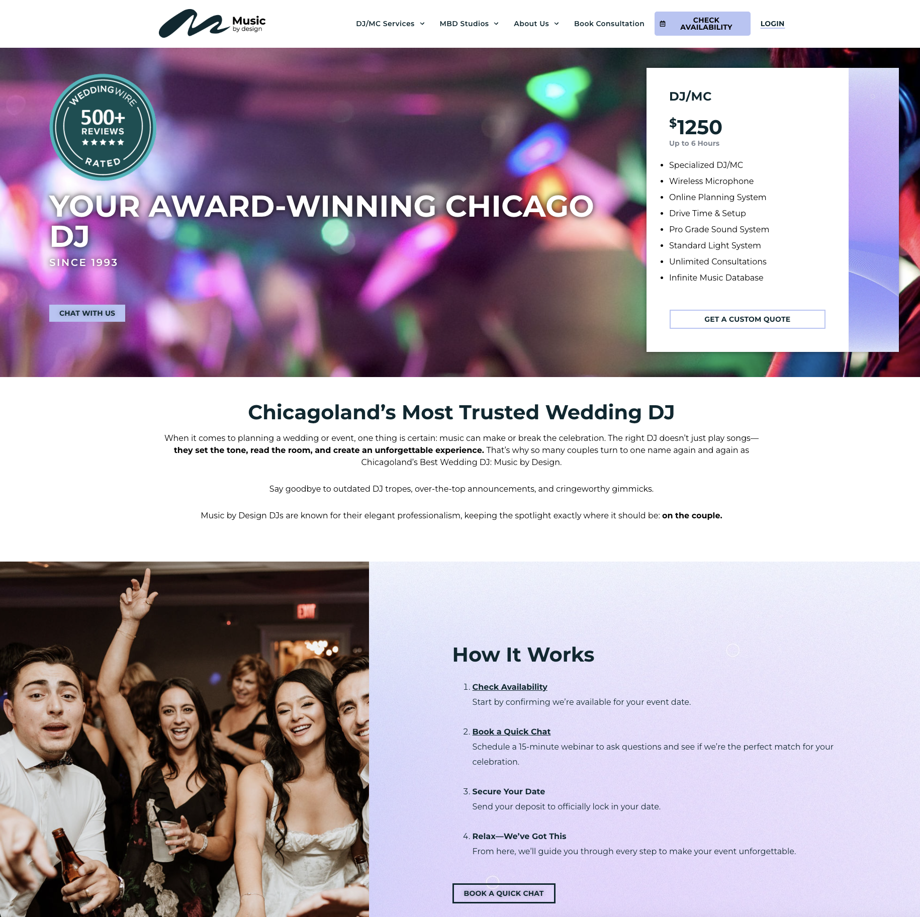 Music by Design Website Project