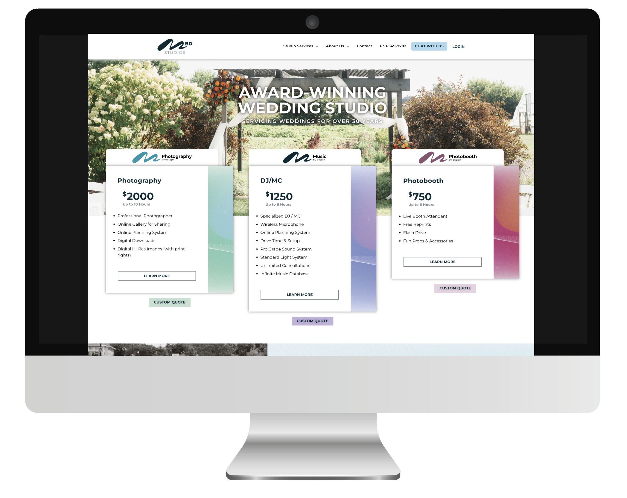 MBD Studios Website Project