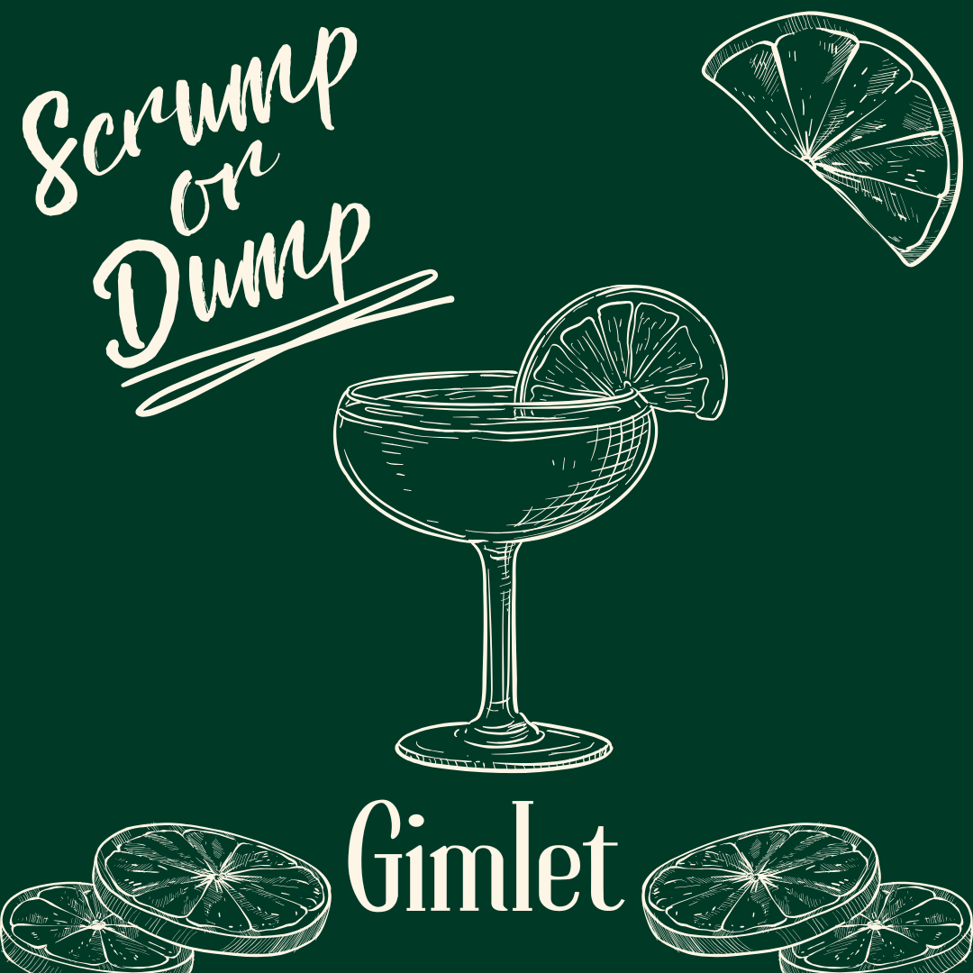2 oz of Gin, 0.5 oz of Lime Juice, 0.5 oz of Simple Syrup, Garnish: Lime Wedge
